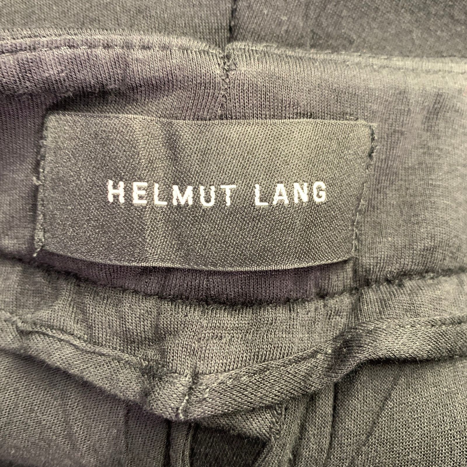 Helmut Lang HELMUT LANG Size 32 Black Modal Side Tabs Casual Pants Size US 32 / EU 48 - 6 Thumbnail