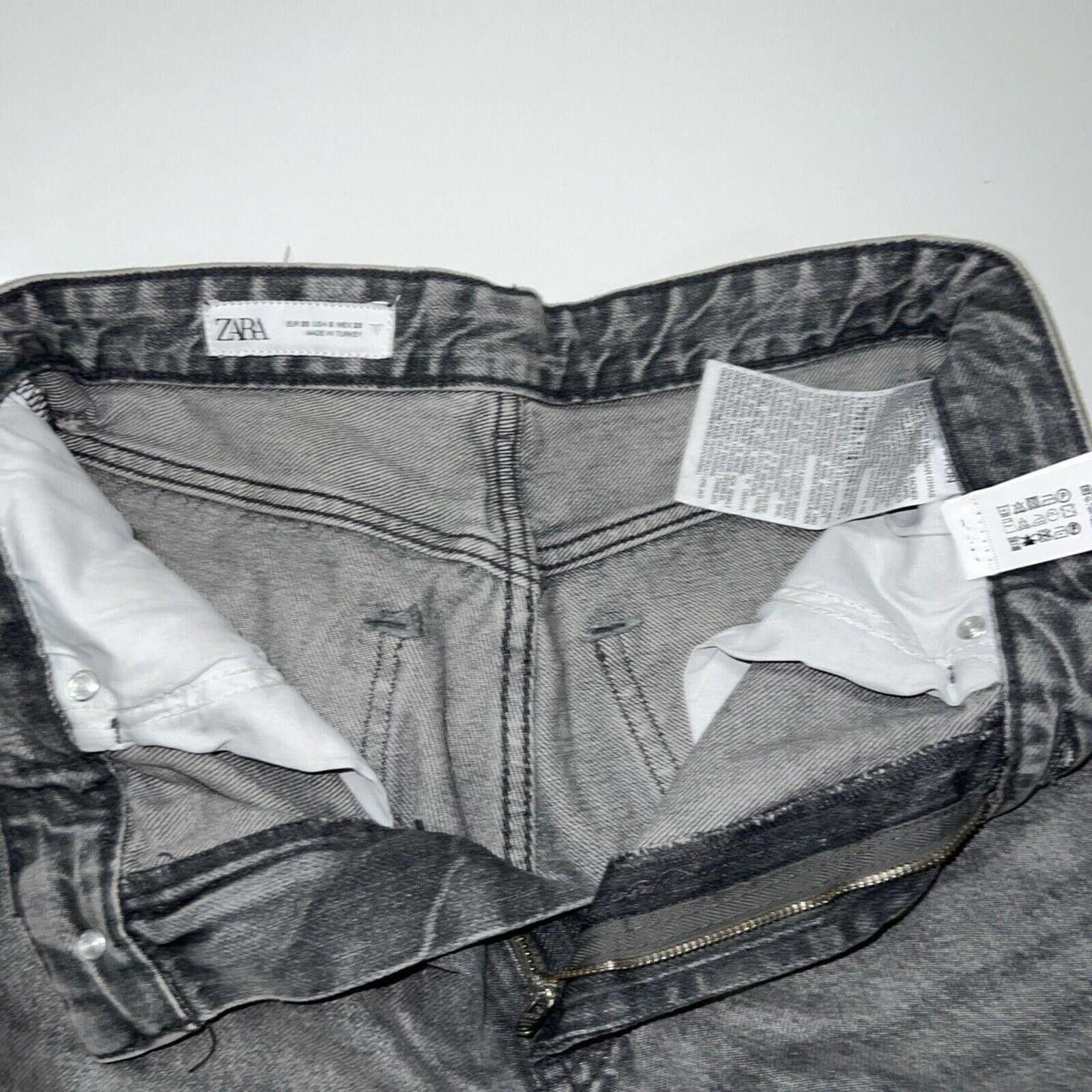Zara Zara Women's Grey Jeans Size 28" / US 6 / IT 42 - 8 Thumbnail