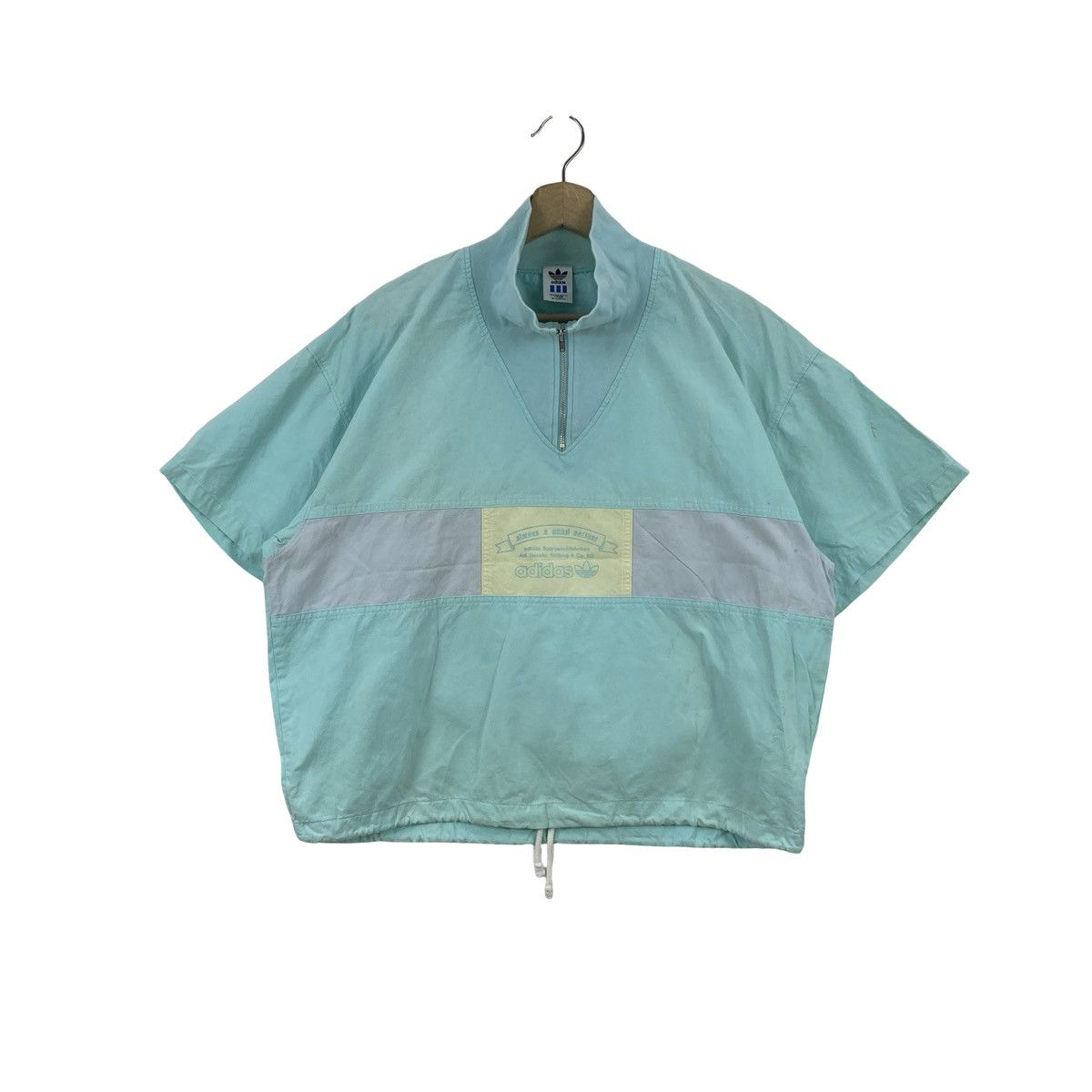 Adidas Vintage ADIDAS ORIGINALS Half Zip Pullover Windbreaker Size US XL / EU 56 / 4 - 1 Thumbnail