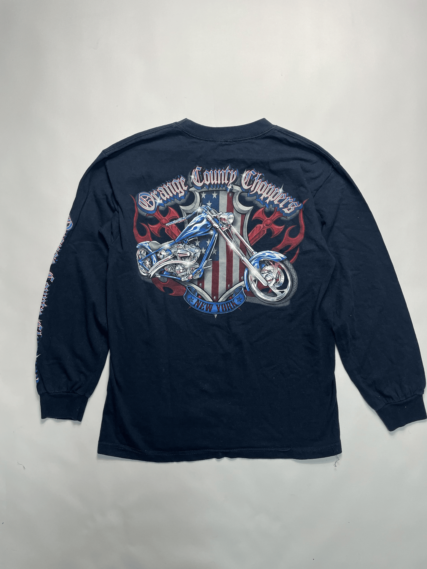 Harley Davidson Vtg OCC Biker Y2K Grunge Graphic L/S Tee Faded M-L Size US L / EU 52-54 / 3 - 1 Thumbnail