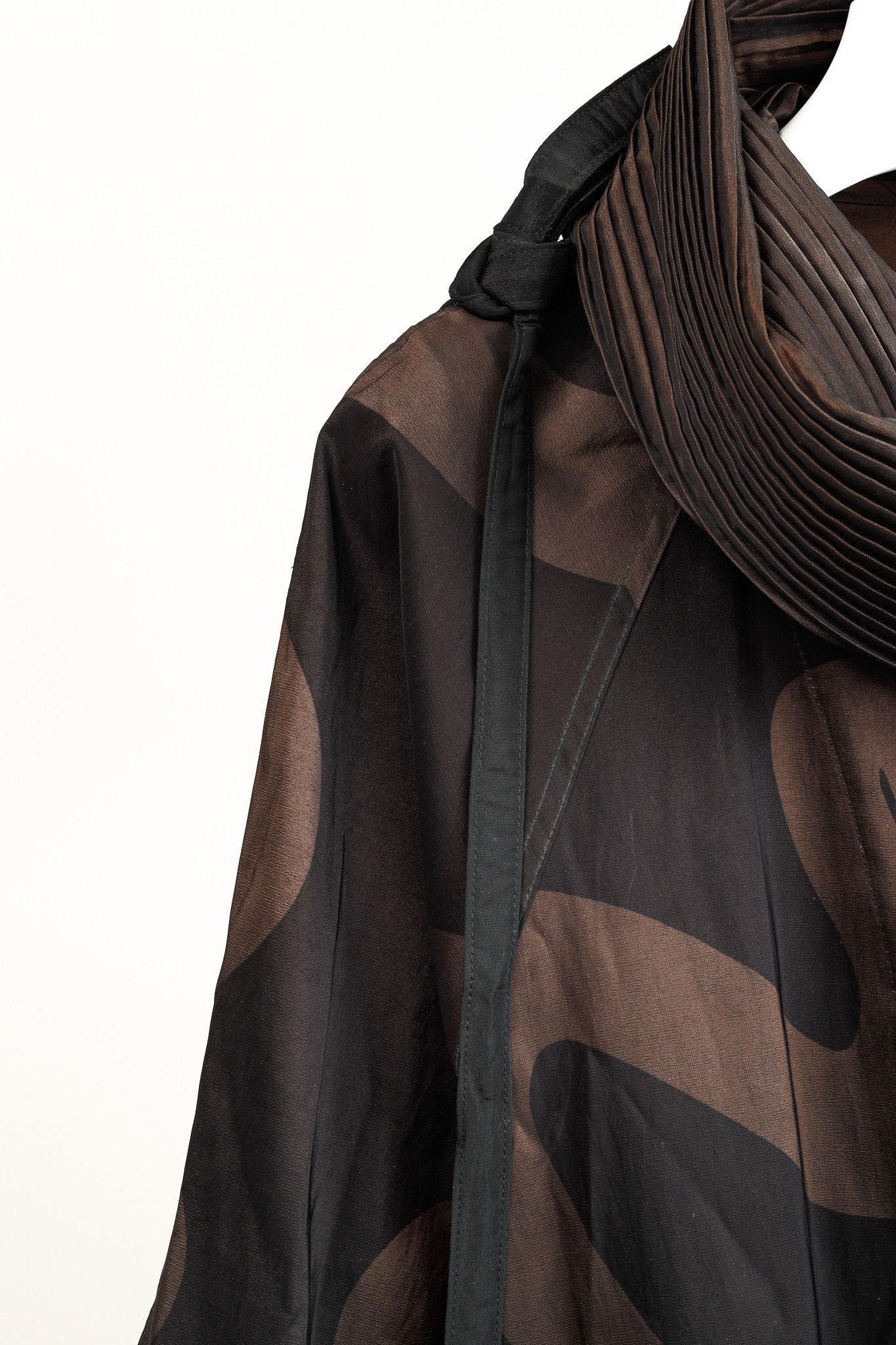 Other Mycra Pac Donatella Wavy-Print Reversible Long Raincoat Size XL / US 12-14 / IT 48-50 - 15 Thumbnail