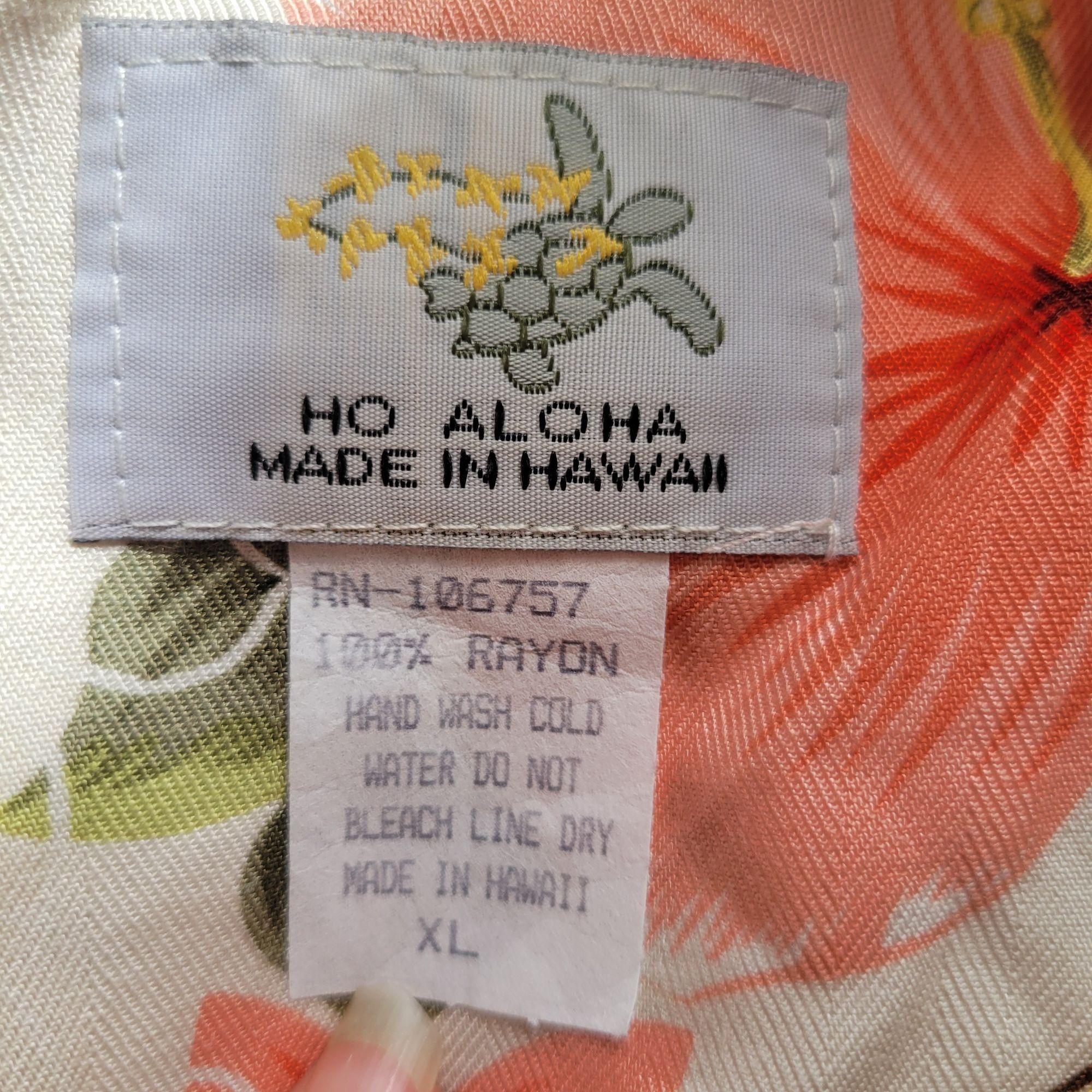 Other Ho Aloha Tropical Floral Sleeveless Sheath Dress XL Rayon Ma Size XL / US 12-14 / IT 48-50 - 5 Thumbnail