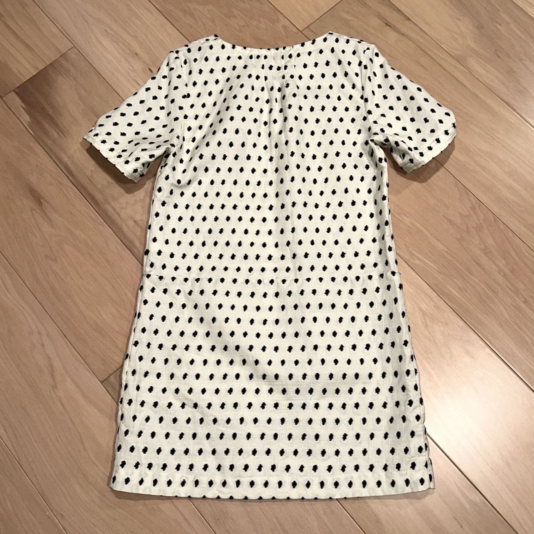 A.P.C. A.P.C. Atelier Napoli Ivory Polka Dot Knit Dress Women’s Small Size S / US 4 / IT 40 - 4 Thumbnail