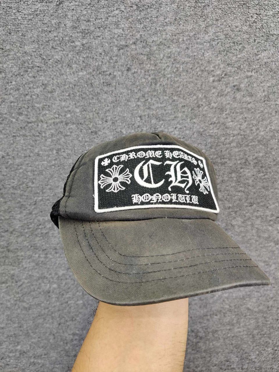 Chrome Hearts Chrome Hearts Honolulu Sunfaded Trucker Hat Size ONE SIZE - 5 Thumbnail