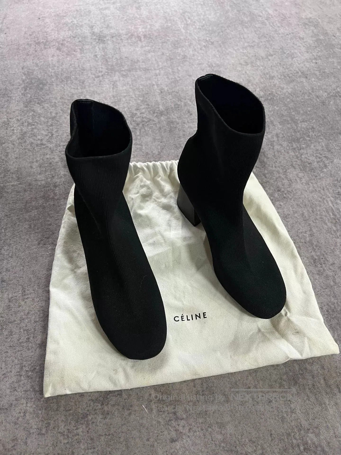 Celine Celine Sock Boots. Size US 6 / IT 36 - 1 Thumbnail