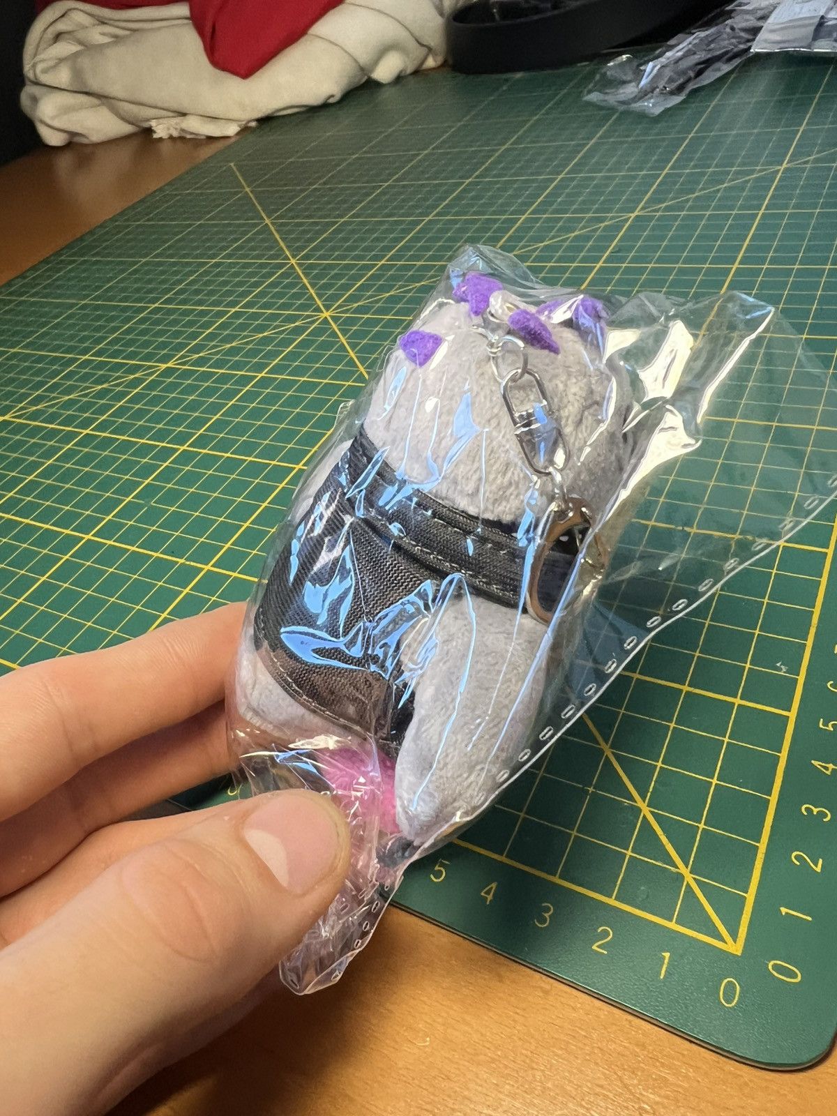 Jewelry Hard Jewelry Phoenix The Punk Pigeon mini plushie keychain Size ONE SIZE - 4 Thumbnail