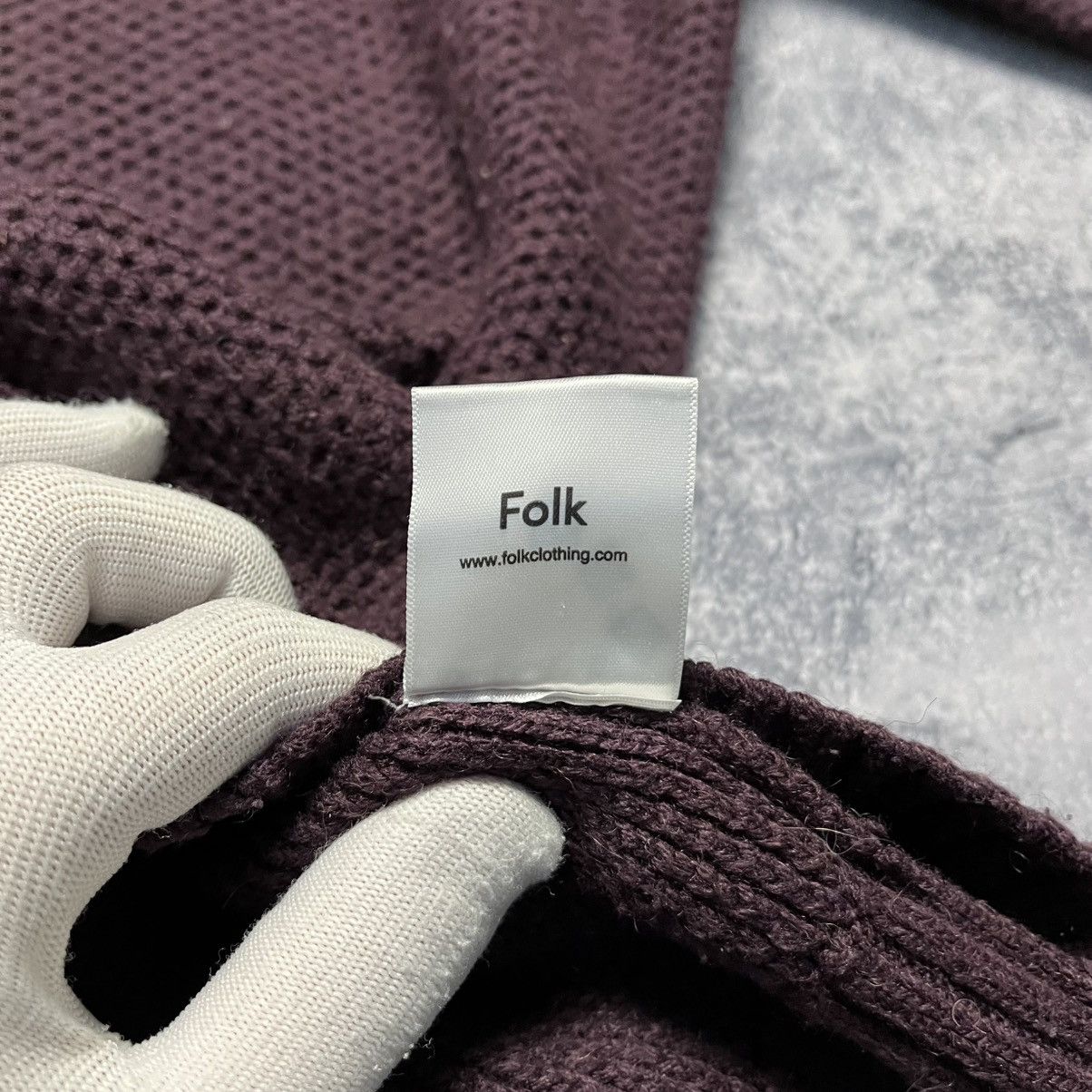 Folk Folk Knit Sweater Luxury Designer Streetwear Size US XL / EU 56 / 4 - 4 Thumbnail