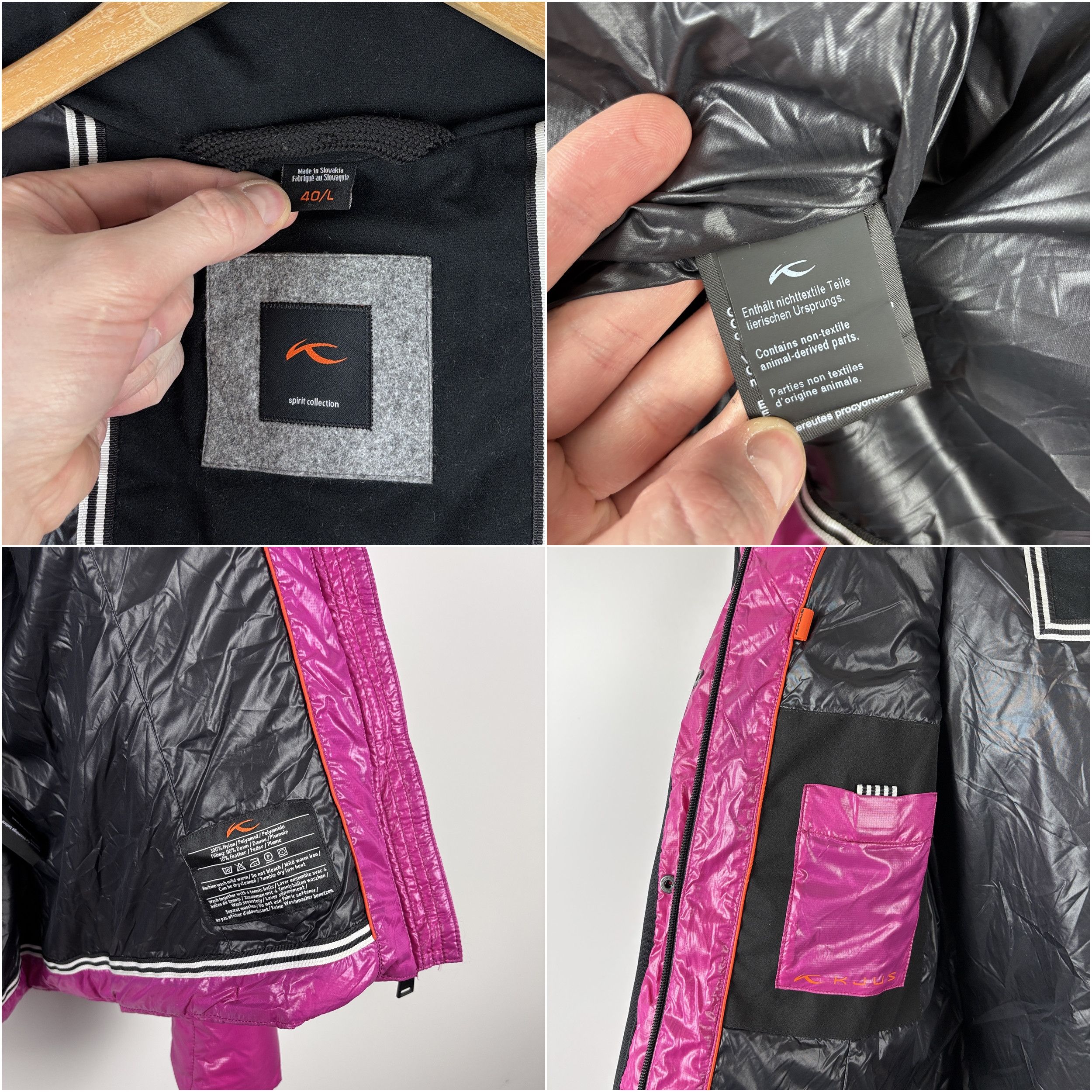 KJUS Kjus Spirit Collection Down Puffer Jacket Pink Size 40 L Size L / US 10 / IT 46 - 10 Thumbnail