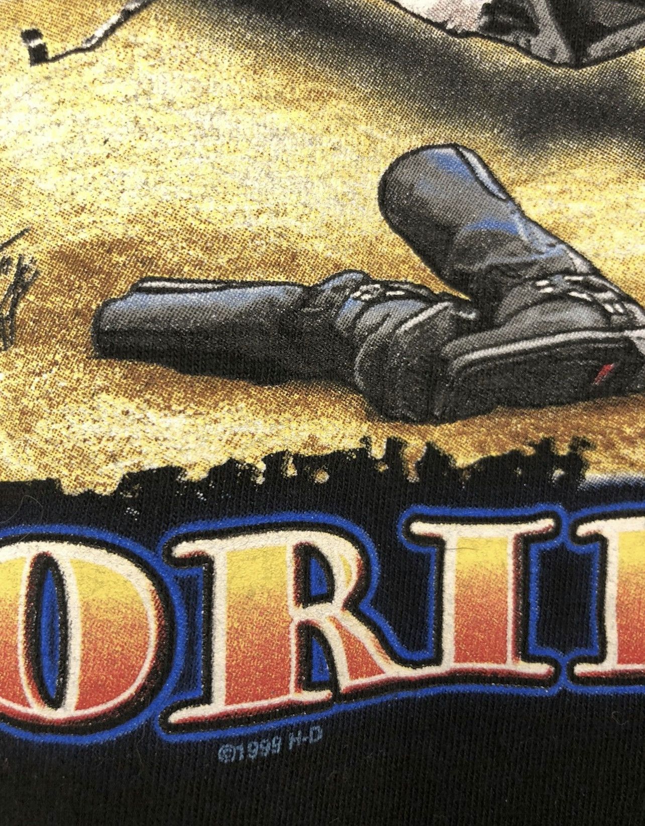 Harley Davidson × Vintage Vintage 1999 Harley Davidson Tee Size US M / EU 48-50 / 2 - 9 Thumbnail