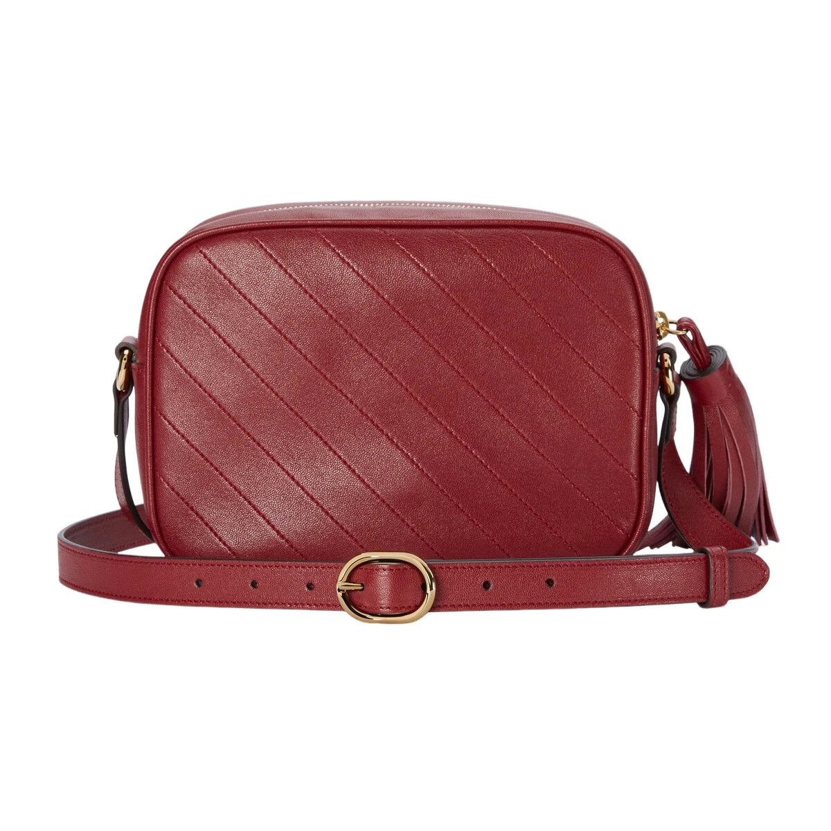 Gucci GUCCI Blondie Small Red Leather Shoulder Bag Size ONE SIZE - 3 Thumbnail