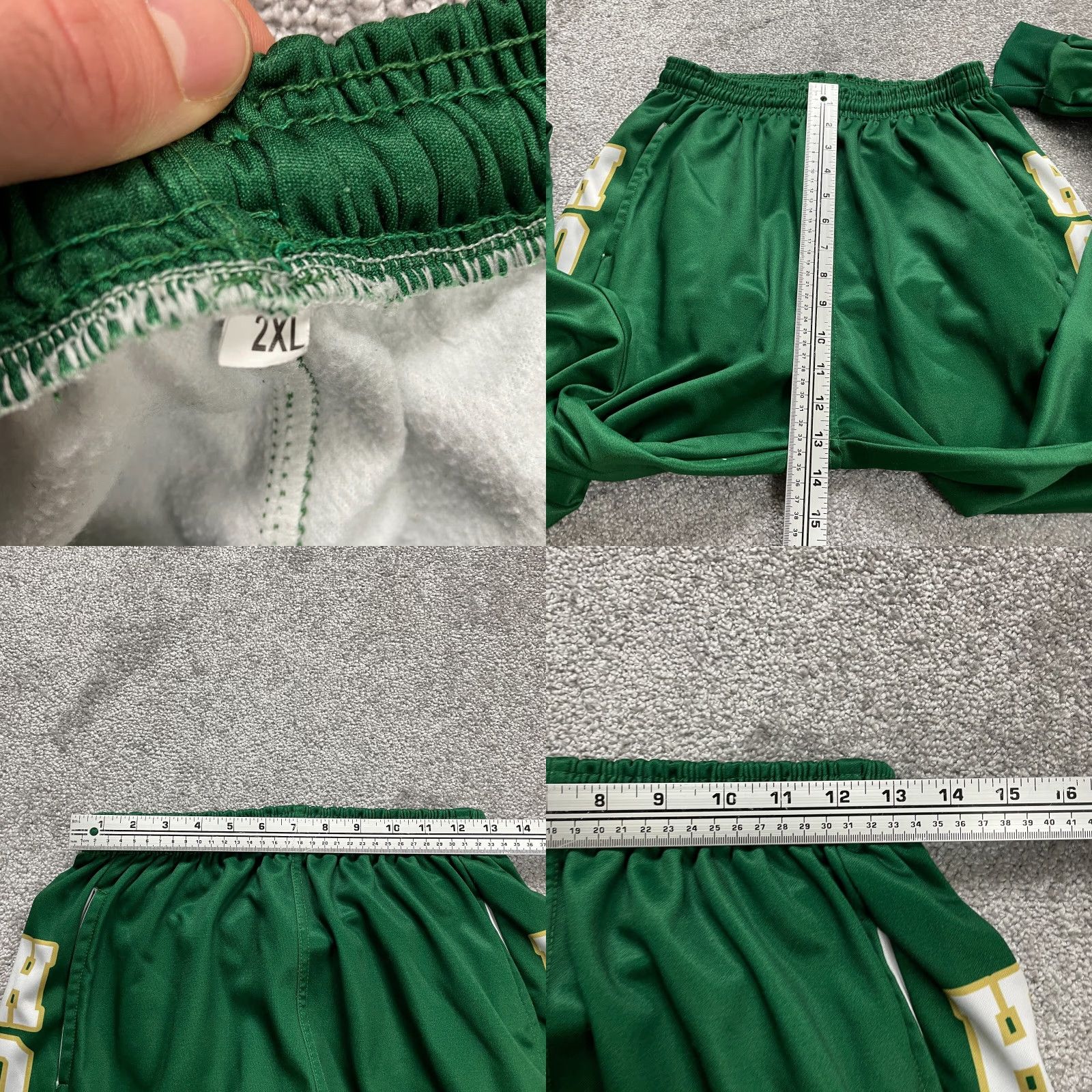 Vintage Unbranded Jogger Pants Women 2XL Green Elastic Waist Activewear Casual Travel Sweatpants Regular Fit Size 40" / US 18 - 8 Thumbnail