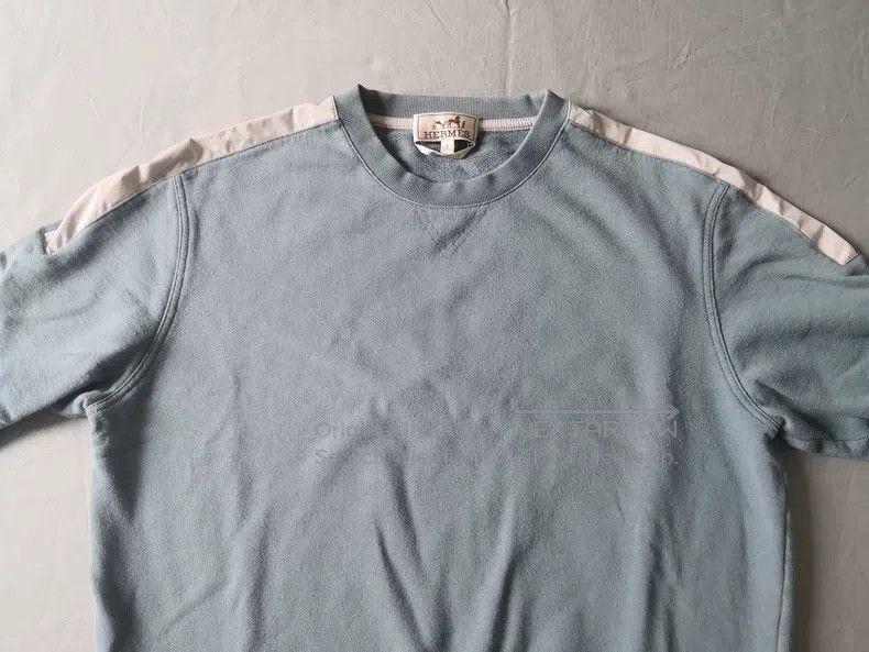 Hermes Hermes Short-sleeved t-shirt, light blue, fabric is thicke Size US S / EU 44-46 / 1 - 3 Thumbnail