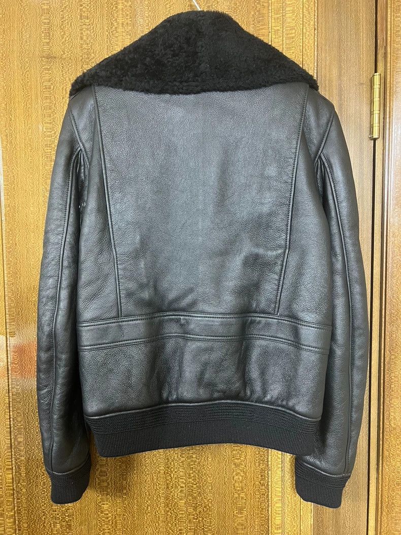 Saint Laurent Paris Saint Laurent Paris 19fw fur integrated pilot leather jacke Size US M / EU 48-50 / 2 - 2 Thumbnail