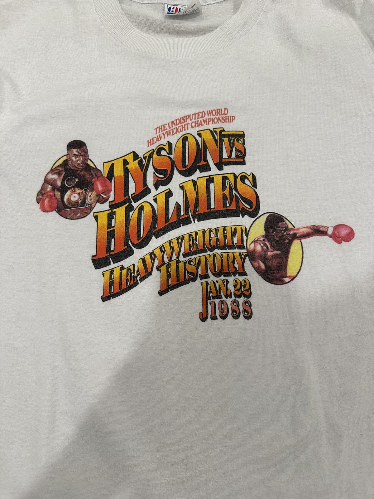 Vintage 80’s Vintage Mike Tyson Shirt Size US XL / EU 56 / 4 - 2 Thumbnail