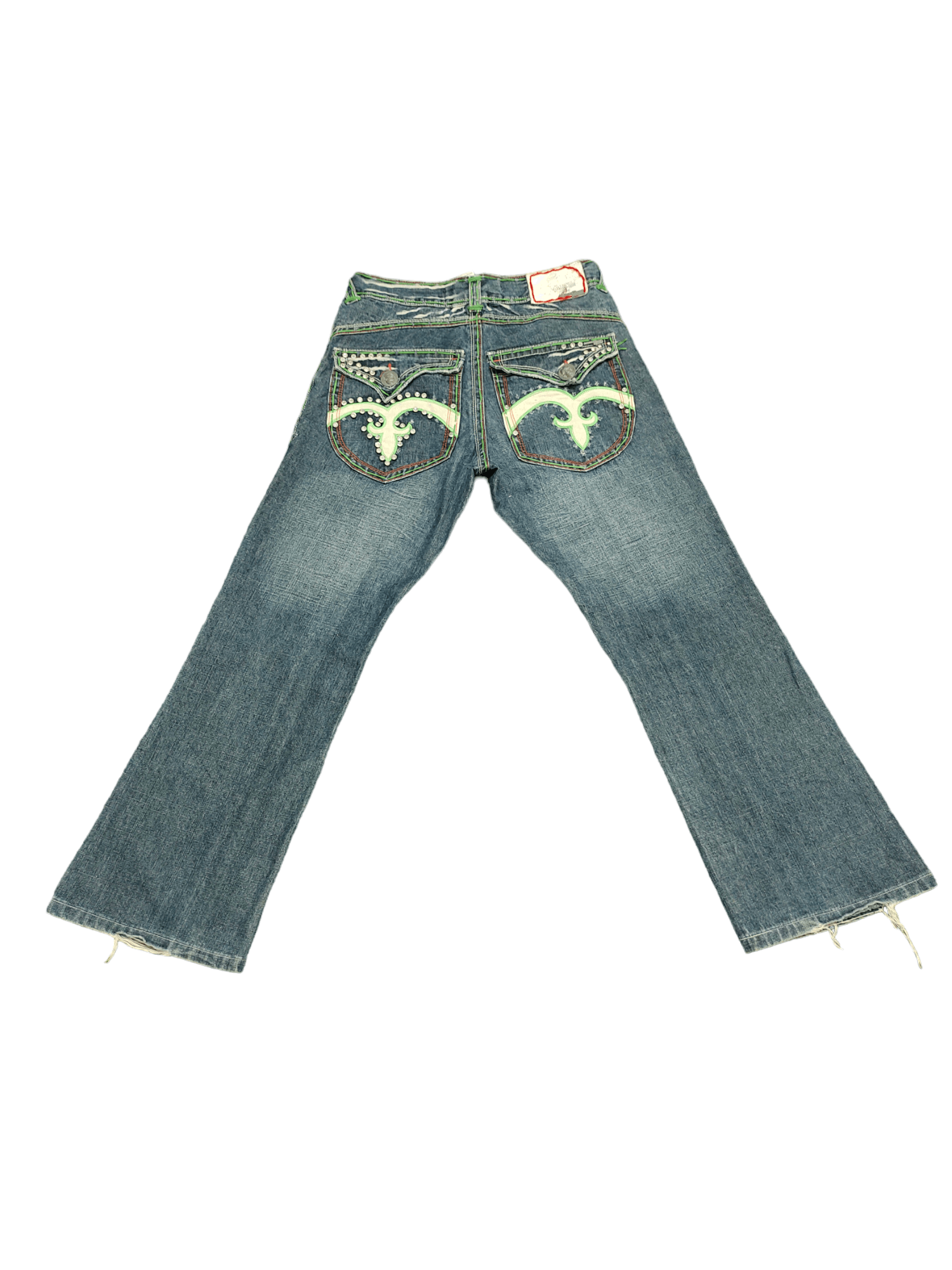 Le Grande Bleu (L.G.B.) Flare Jeans Laguna Beach Denim Boot Cut Chrome Heart Inspire Size US 30 / EU 46 - 3 Thumbnail