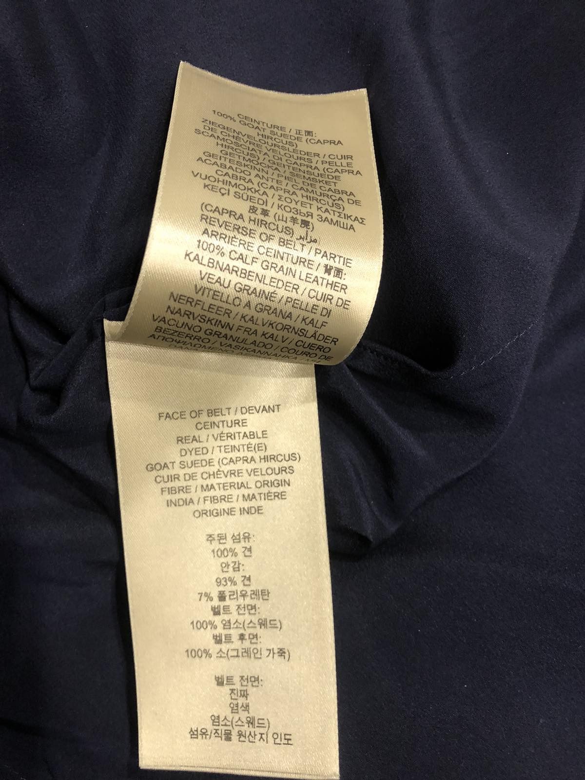 Burberry Burberry Silk Navy Dress USA 2 Size XS / US 0-2 / IT 36-38 - 8 Thumbnail