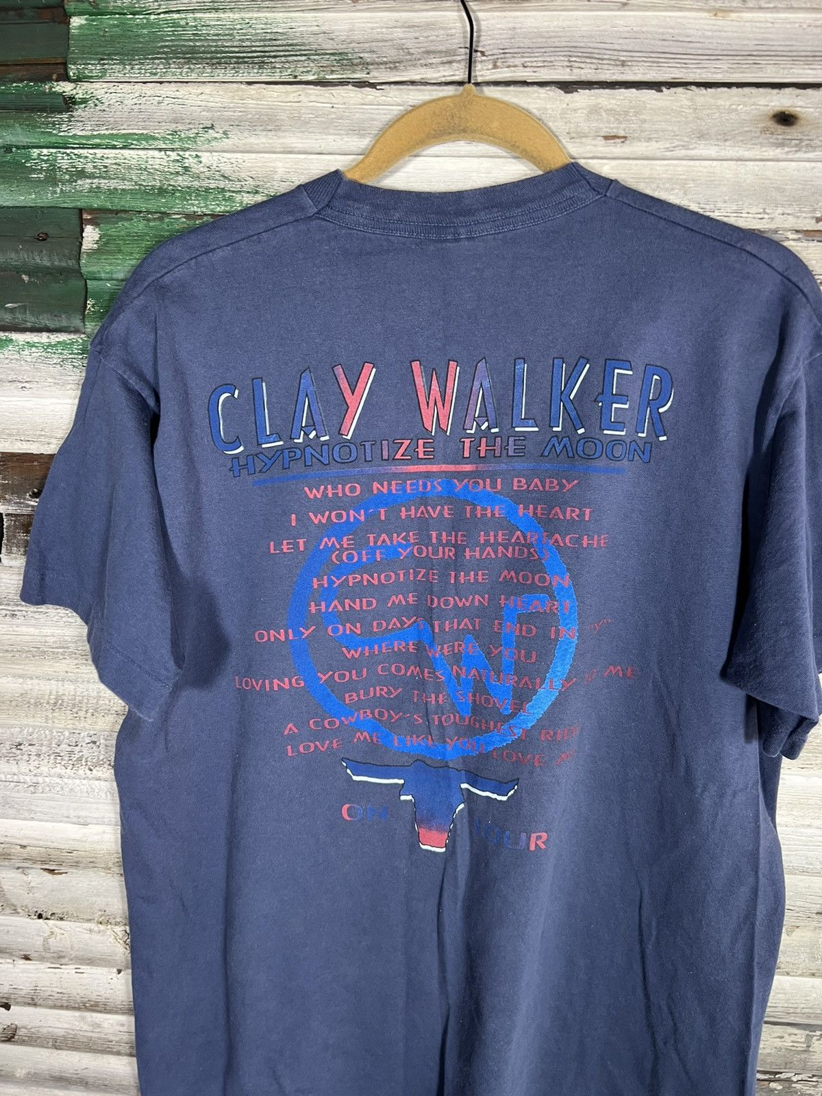 Band Tees × Vintage Vintage Clay Walker Shirt Size US XL / EU 56 / 4 - 6 Thumbnail