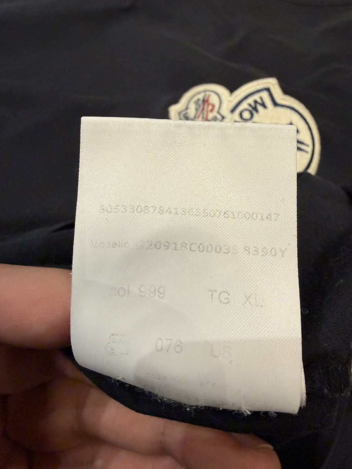 Moncler Moncler Double Badge Patch Tee Size US XL / EU 56 / 4 - 6 Thumbnail