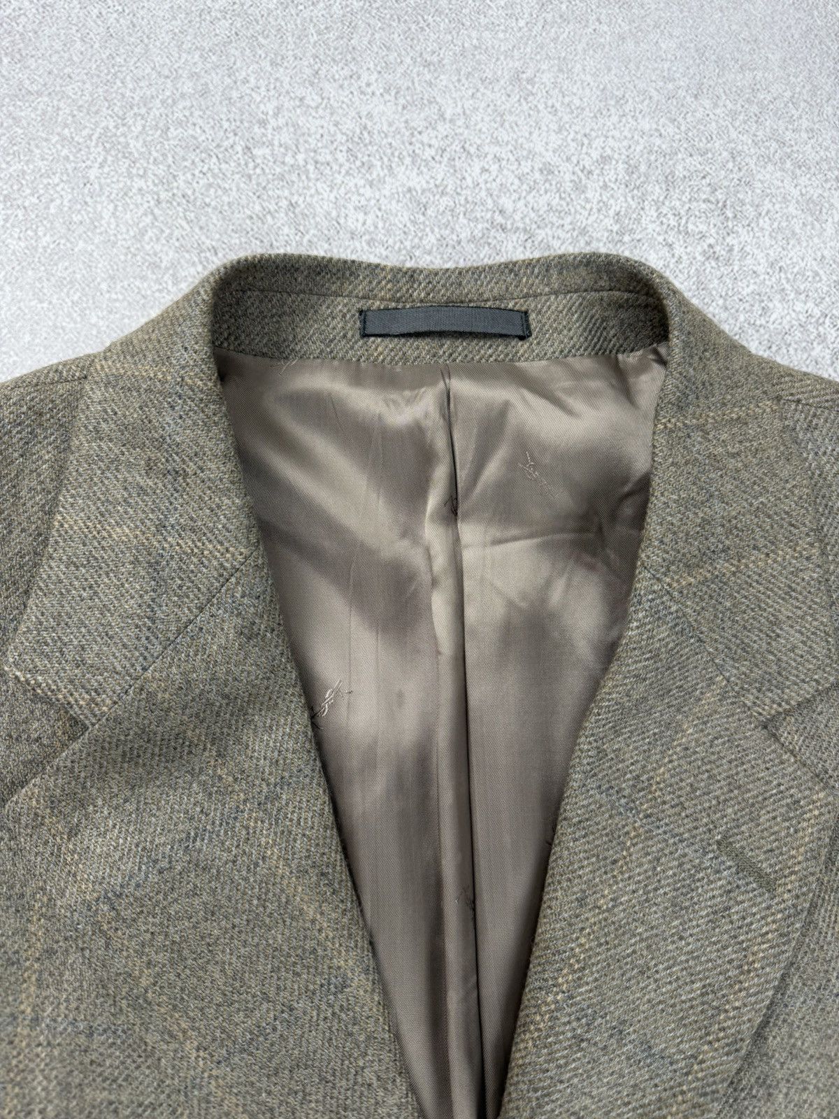 Yves Saint Laurent Vintage Yves Saint Laurent Wool Blazer Jacket Size 58 Size 48R - 6 Thumbnail