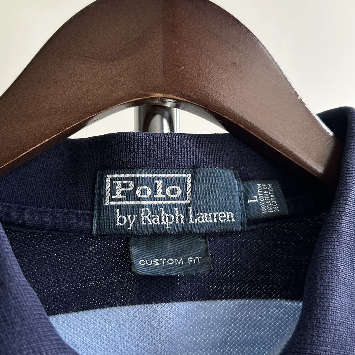 Polo Ralph Lauren Vintage 90s Polo Ralph Lauren Striped Polo Shirt Size US L / EU 52-54 / 3 - 5 Thumbnail