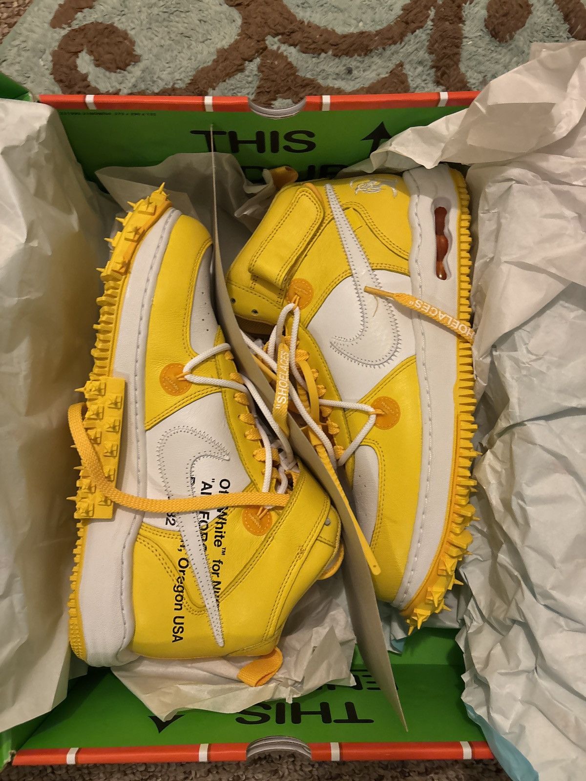 Nike × Off-White Off White Air Forces Size US 11.5 / EU 44-45 - 1 Thumbnail
