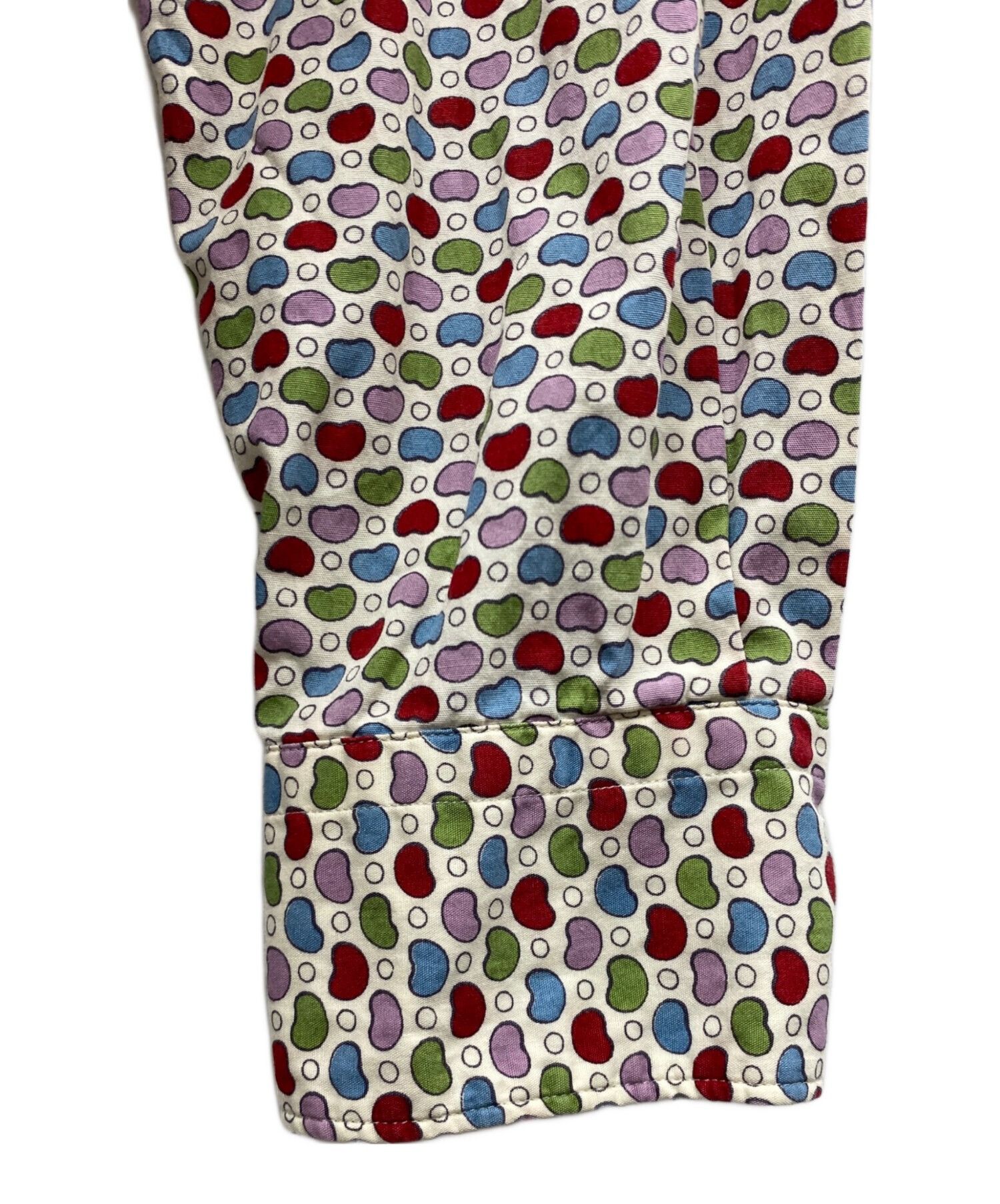 Comme des Garcons Homme Plus COMME des GARÇONS HOMME PLUS 99SS Ruffle Bean Print Shirt Size US M / EU 48-50 / 2 - 5 Thumbnail