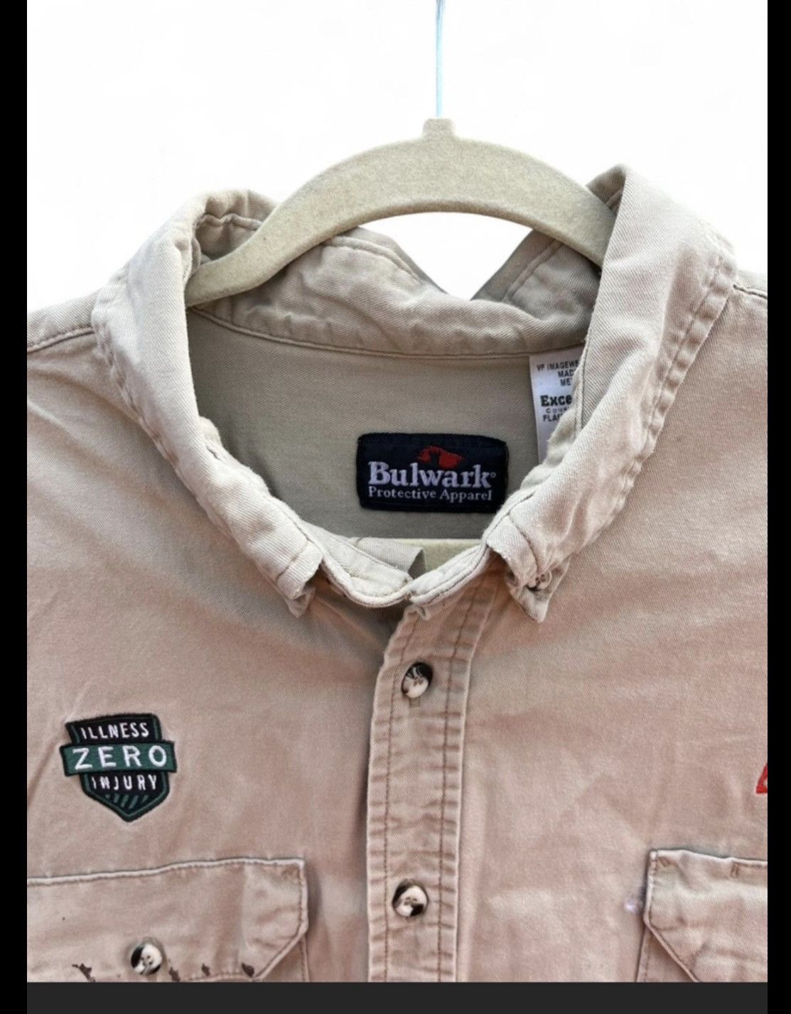 Vintage Duke Energy Work Shirt | Flame-Resistant | XXL-LN Size US XXL / EU 58 / 5 - 6 Thumbnail