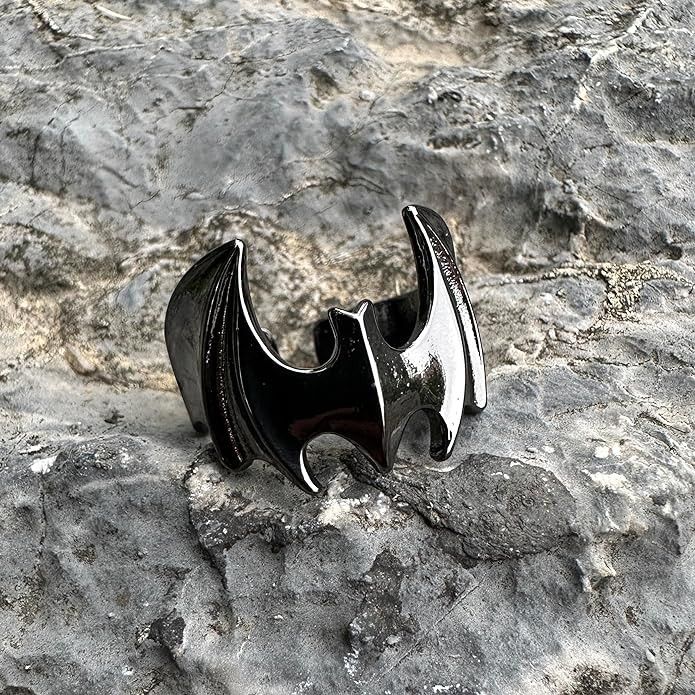 Other Bat plated brass ring Size ONE SIZE - 1 Thumbnail