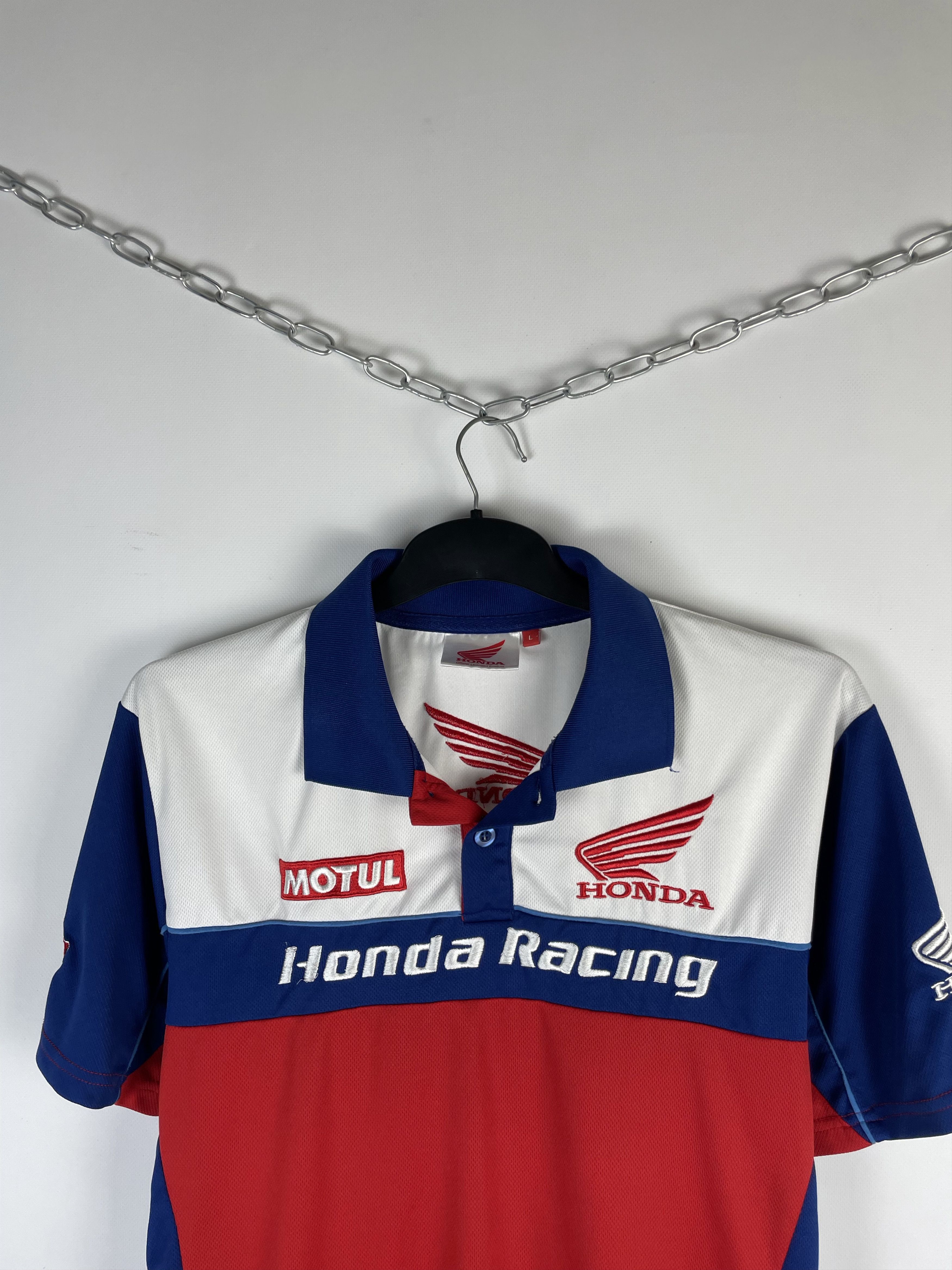 Honda × Vintage Honda Racing Polo Shirt Size US L / EU 52-54 / 3 - 3 Thumbnail