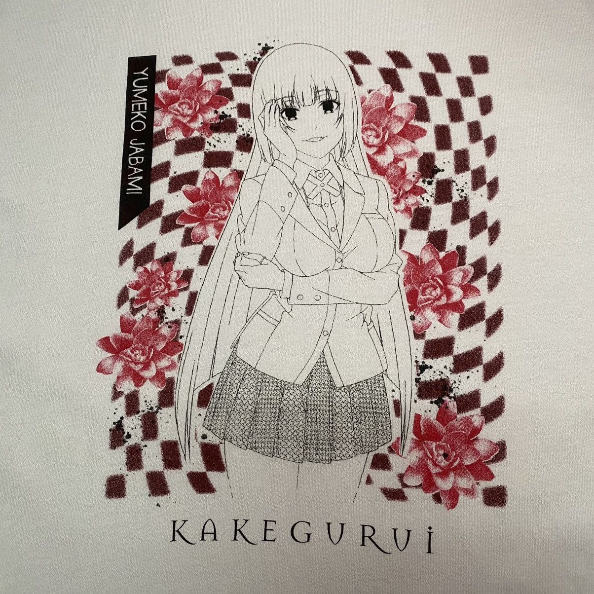 Anime × Japanese Brand KAKEGURUI YUMEKO JABAMI GAMBLING ANIME T SHIRT Size US M / EU 48-50 / 2 - 6 Thumbnail