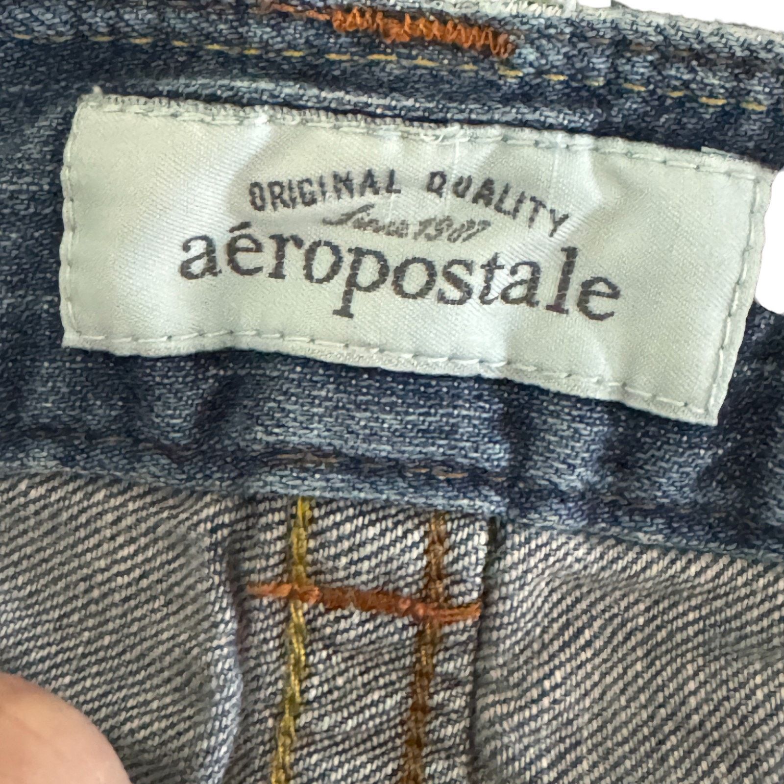 Aeropostale Aeropostale Womens Jeans Size 3/4 Blue Straight Leg Mid Rise Size 26" / US 2 / IT 38 - 11 Thumbnail