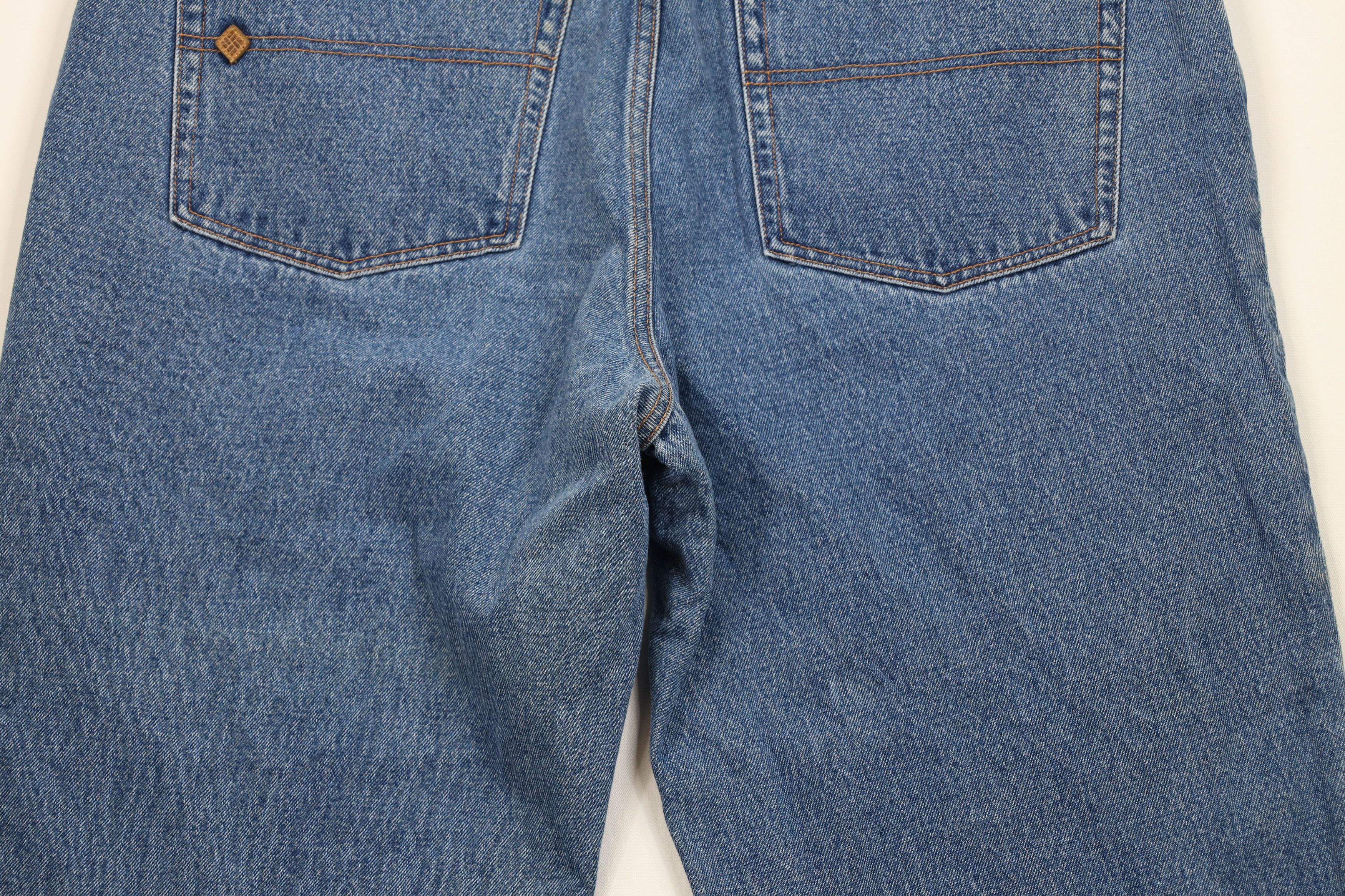 Columbia Vintage 90s Columbia Spell Out Relaxed Wide Leg Denim Jeans Size US 38 / EU 54 - 11 Thumbnail