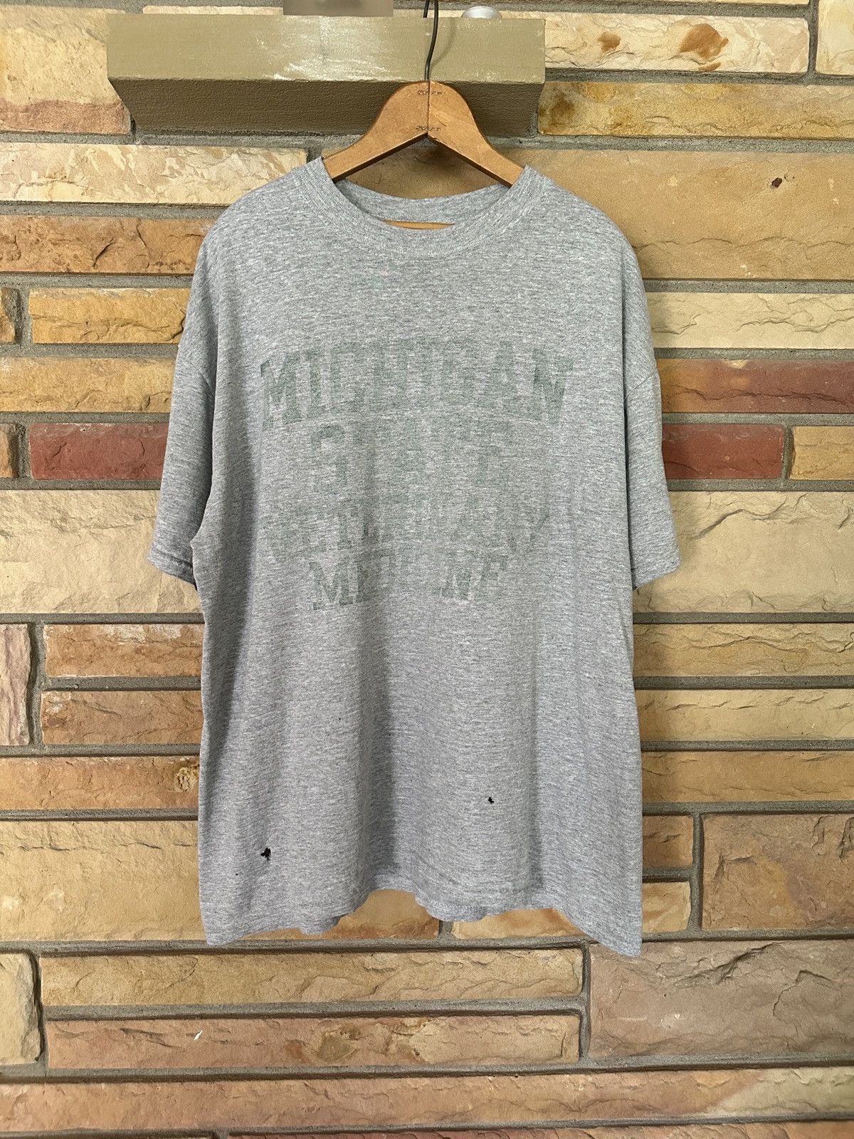Vintage Vintage Y2K Michigan State Veterinary Medicine Graphic Tee Size US L / EU 52-54 / 3 - 1 Thumbnail