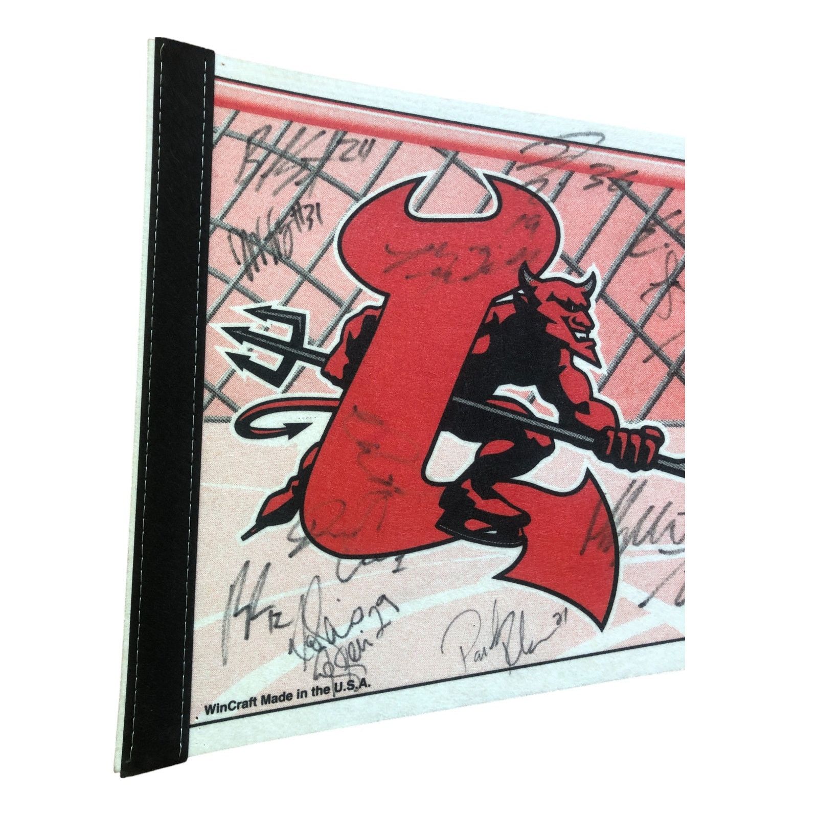 Other Lowell Devils AHL Hockey 2008-09 Team Signed Pennant Size ONE SIZE - 3 Thumbnail