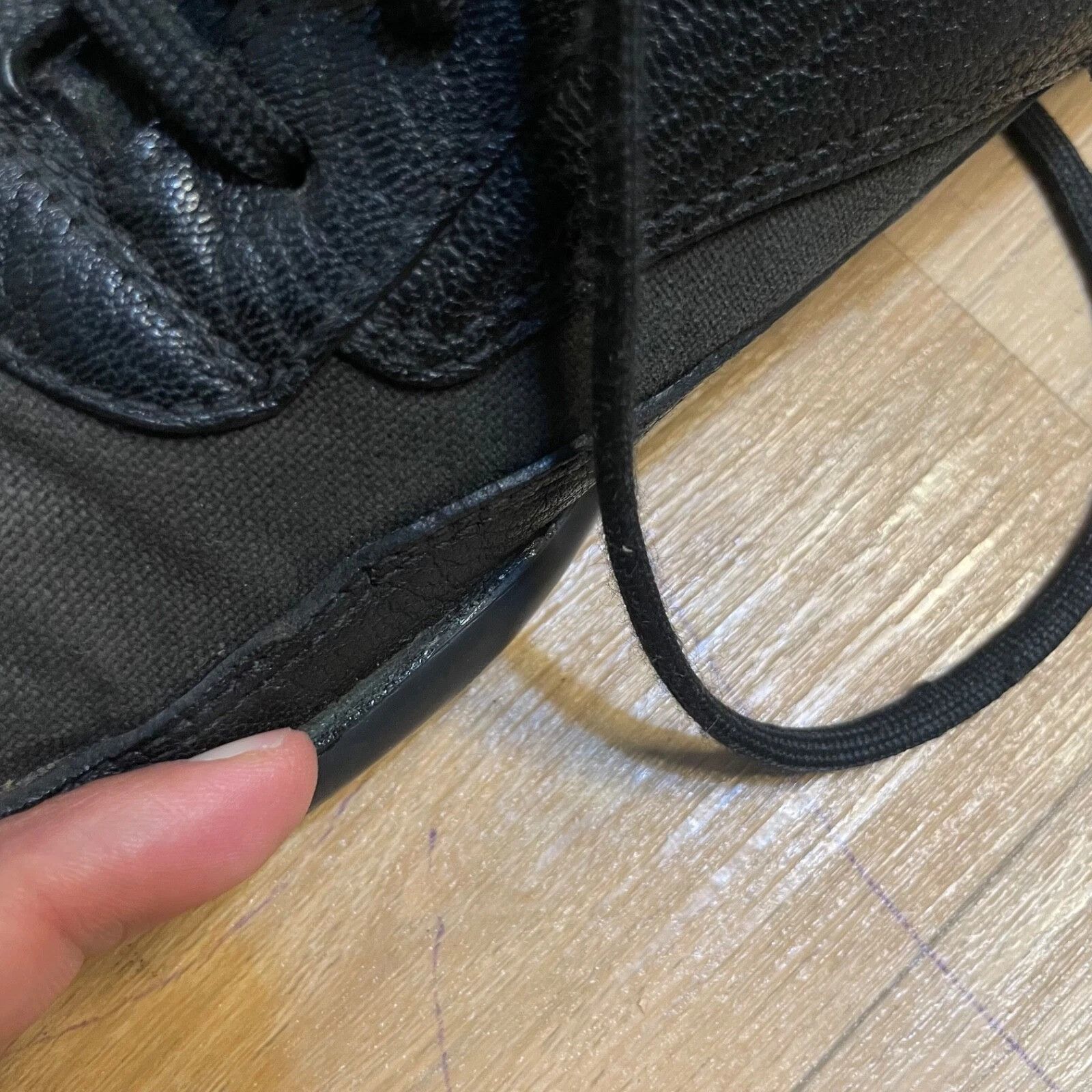 Prada PRADA BOXING Boots High Top Cup Motorcycle black leather Size US 12 / EU 45 - 6 Thumbnail