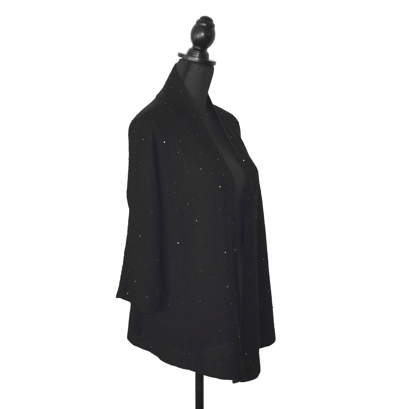 Eileen Fisher NEW EILEEN FISHER Black Merino Wool Cardigan Sweater Size S Size S / US 4 / IT 40 - 2 Thumbnail