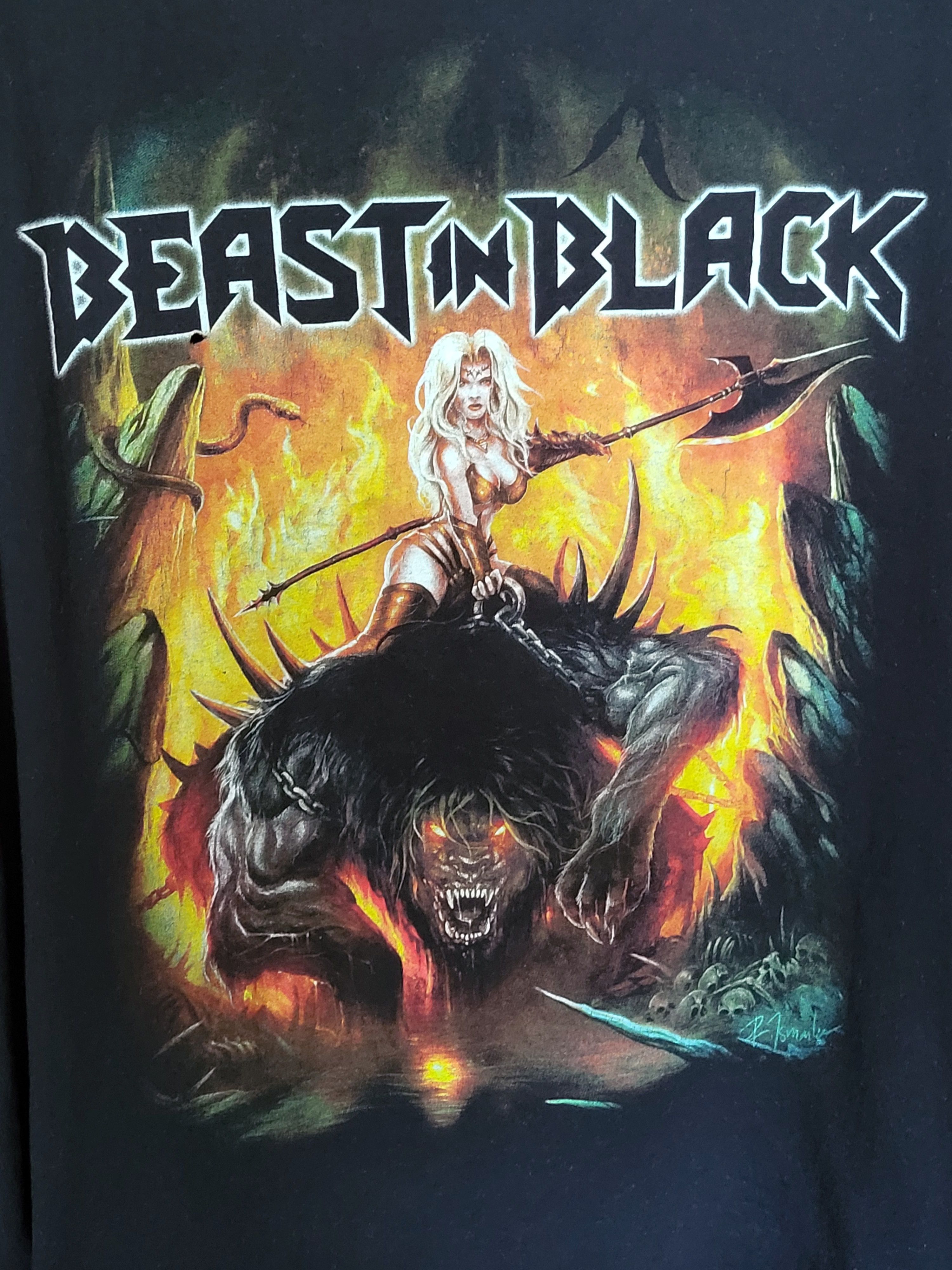 Band Tees Band Tee T-Shirt Shirt Men Short Sleeve Logo Rock Music Size US XL / EU 56 / 4 - 2 Thumbnail