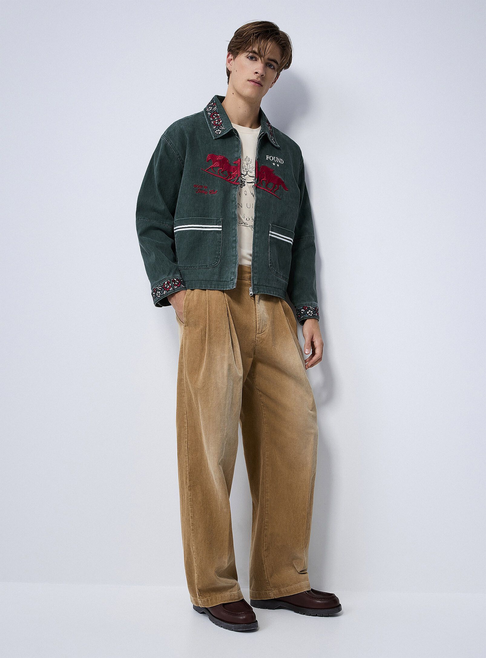 Other BNWT AW25 FOUND PLEATED CORDUROY PANTS 30 Size US 30 / EU 46 - 12 Thumbnail