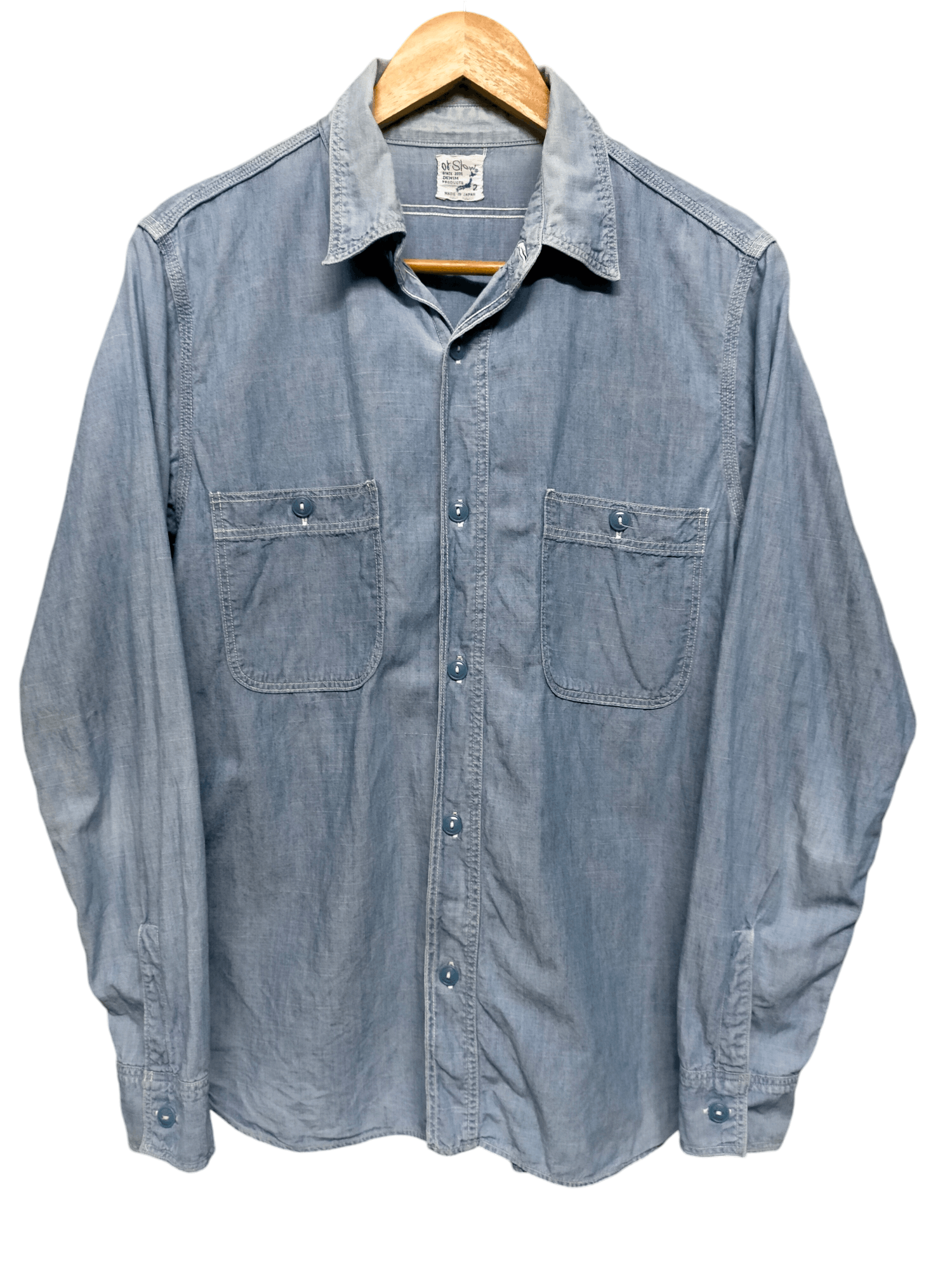 Orslow Made in japan Orslow Chambry Shirt Button ups Size US M / EU 48-50 / 2 - 1 Thumbnail