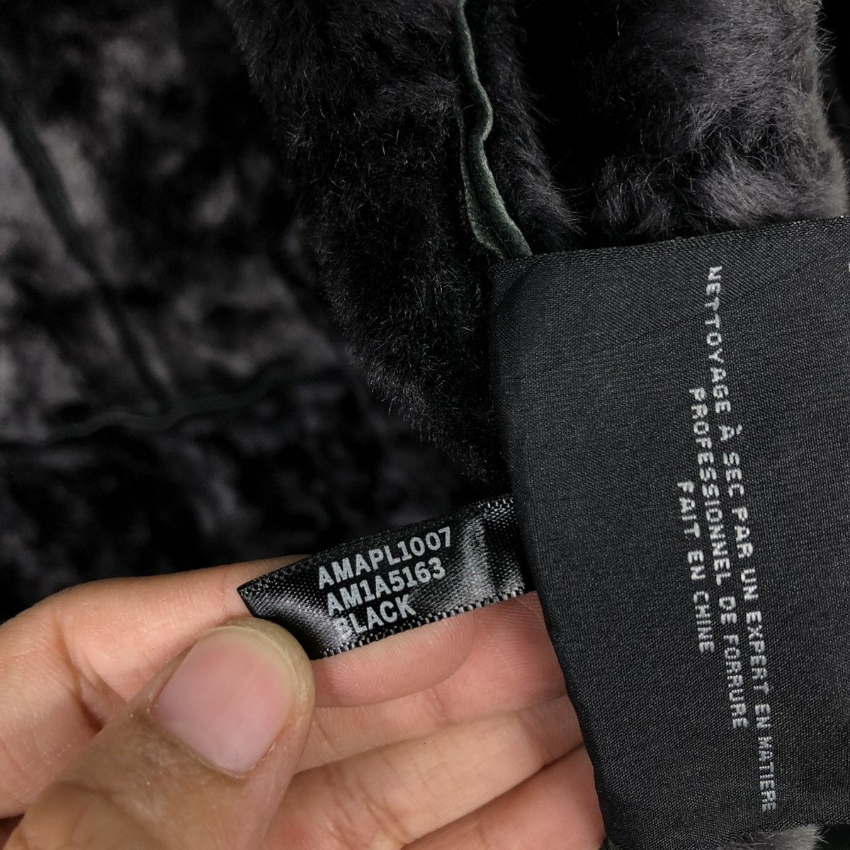 Andrew Marc 🔥VINTAGE LEATHER JACKET ANDREW MARC LAMB FUR BLANKET Size US XXL / EU 58 / 5 - 23 Thumbnail