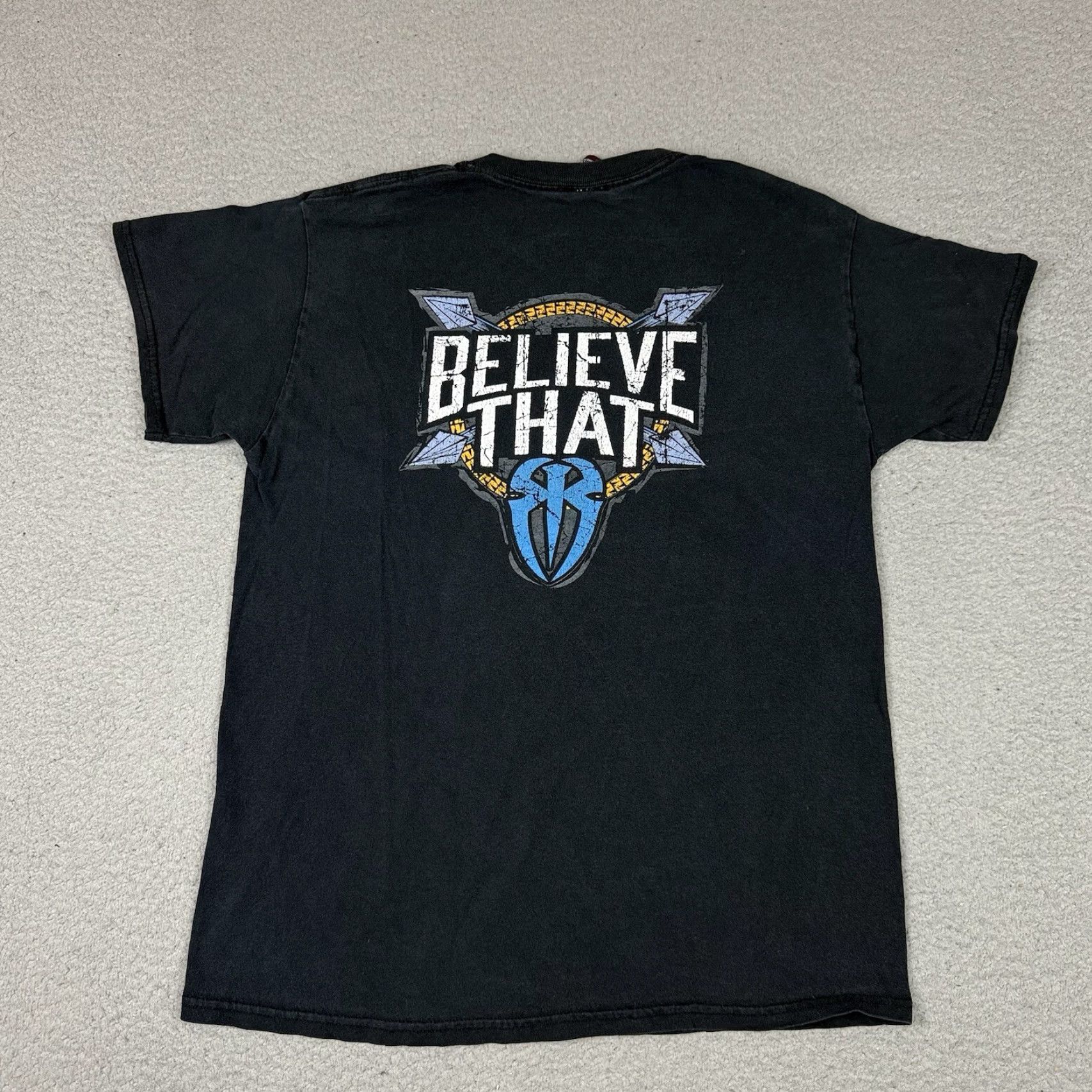 Vintage WWE Shirt Mens Small Black Roman Reigns Wrestling Tee Size US S / EU 44-46 / 1 - 4 Thumbnail