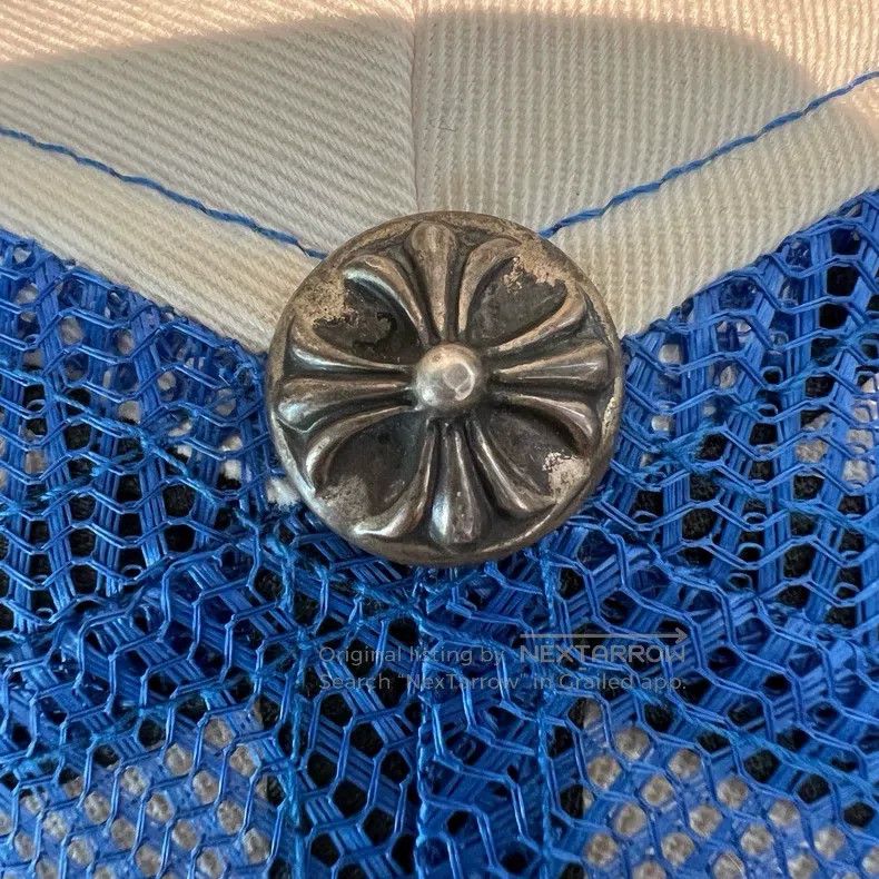 Chrome Hearts Chrome Hearts Embroidered limited edition white and blue b Size ONE SIZE - 4 Thumbnail