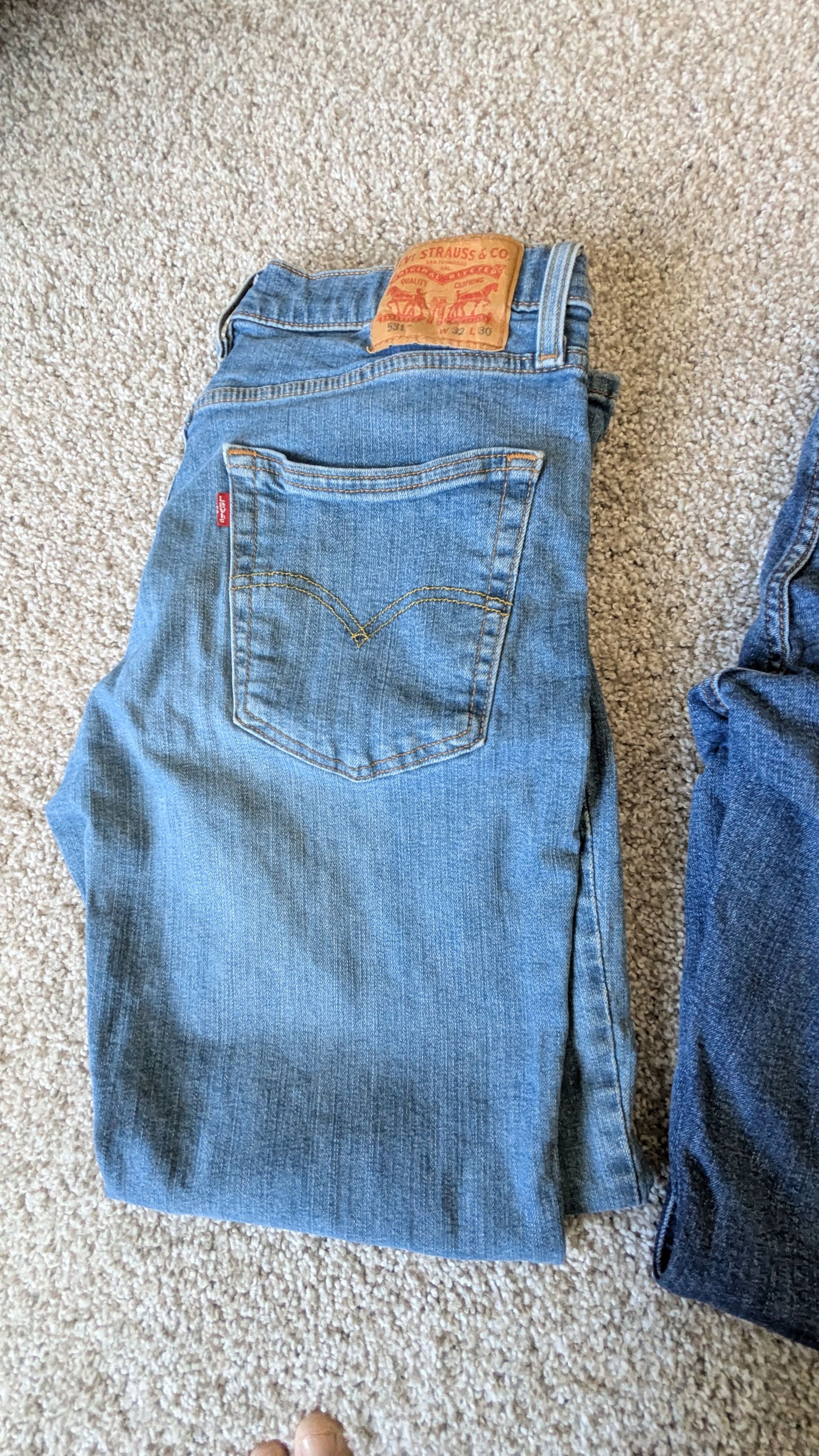 Levi's 531 Light Jeans Size US 32 / EU 48 - 1 Thumbnail