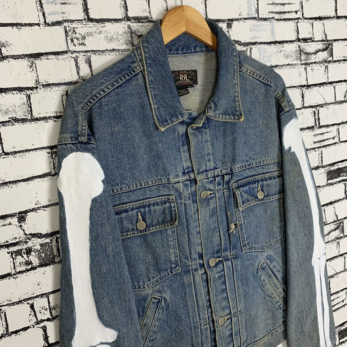 RRL Ralph Lauren Vintage Ralph Lauren Custom The Shining Denim Jacket Size US L / EU 52-54 / 3 - 4 Thumbnail