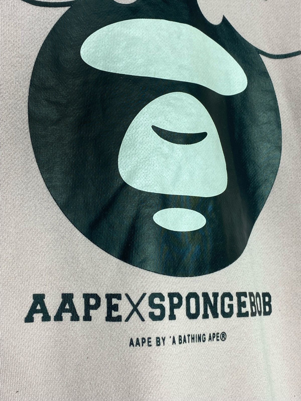 AAPE x Sponge Bob hype streetwear pink sweatshirt
