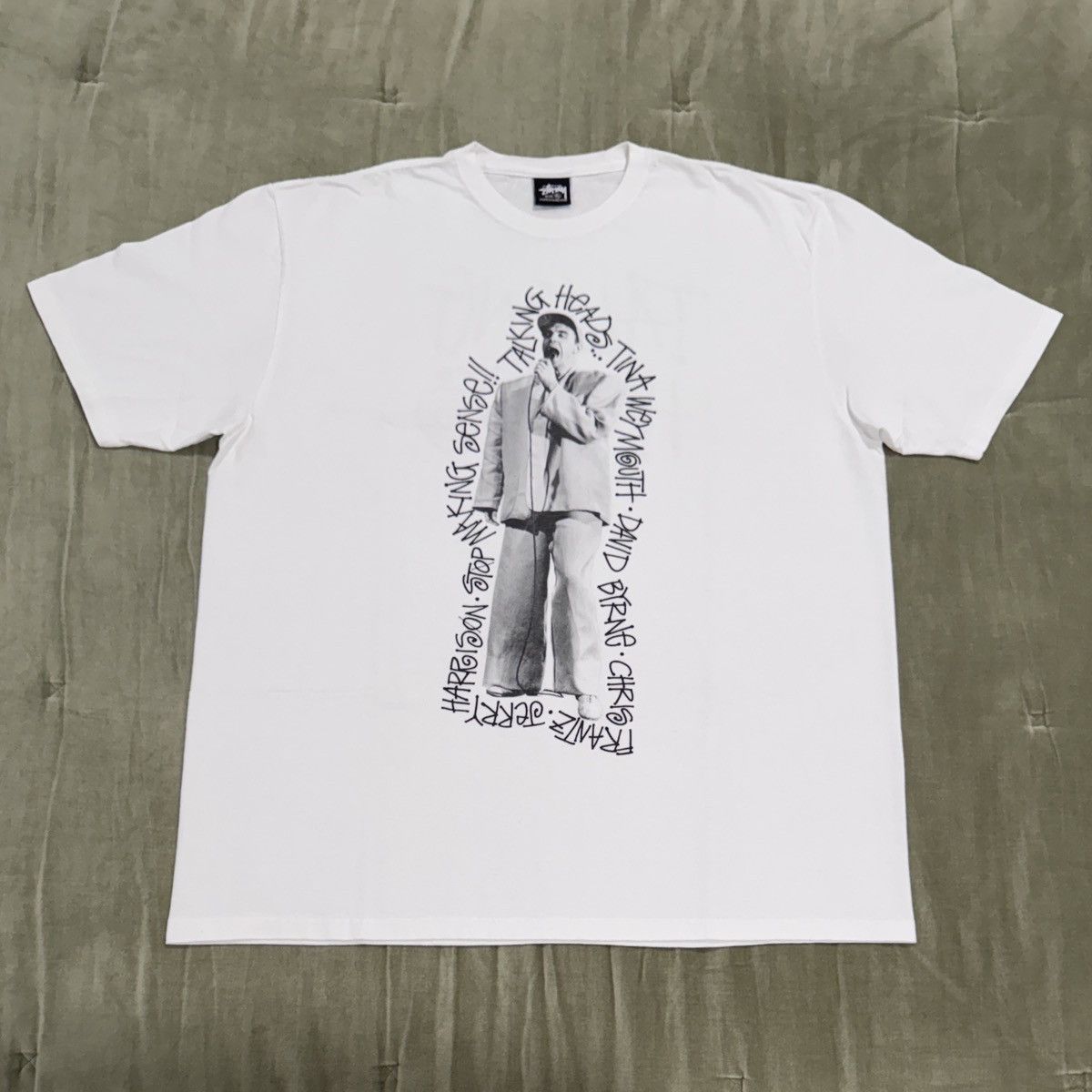 Stussy Stussy Talking Heads Remain In Light Tee White | Grailed
