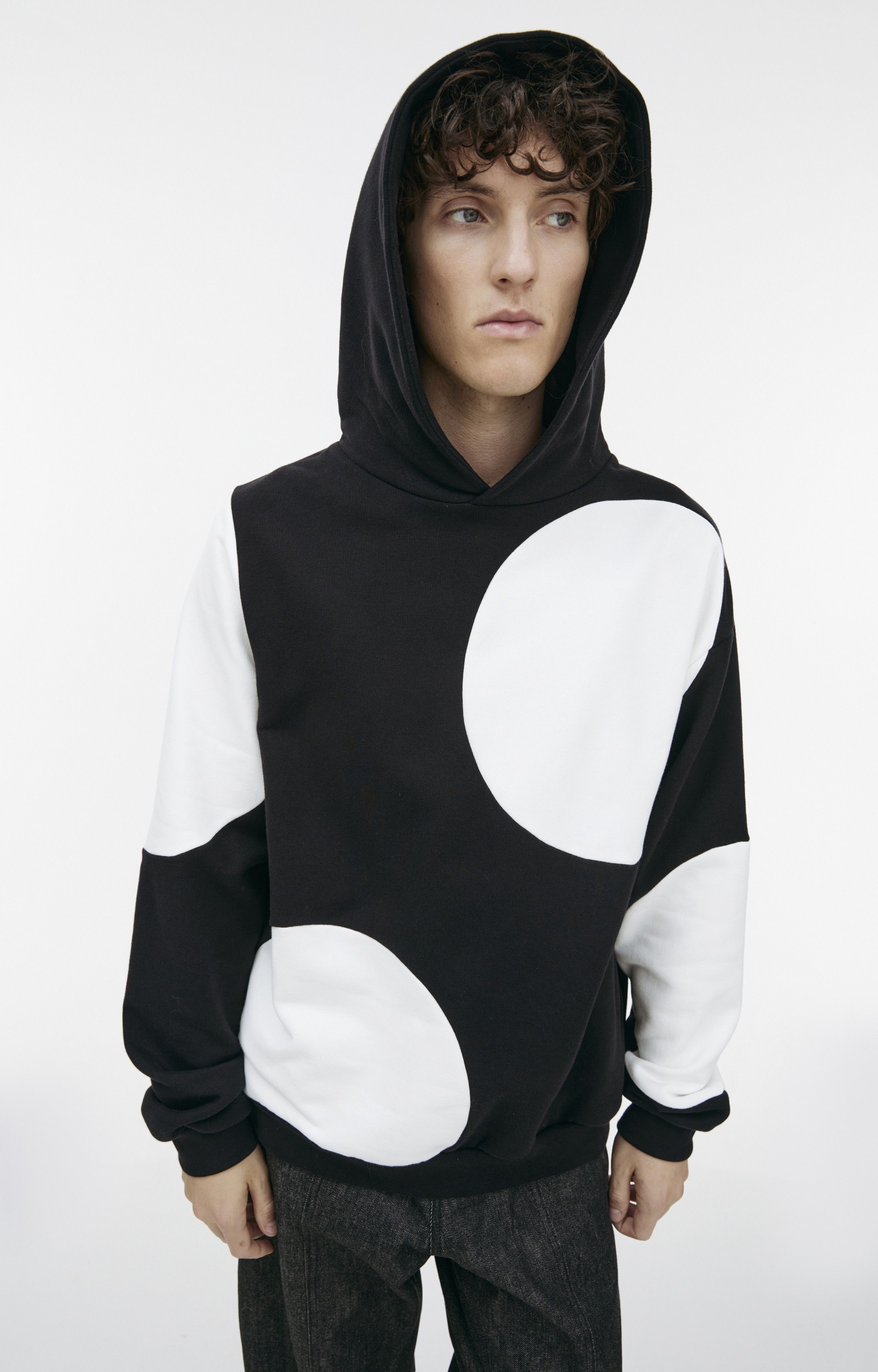 Marni o1y0225 Hoodie in Black/White Size US M / EU 48-50 / 2 - 1 Thumbnail