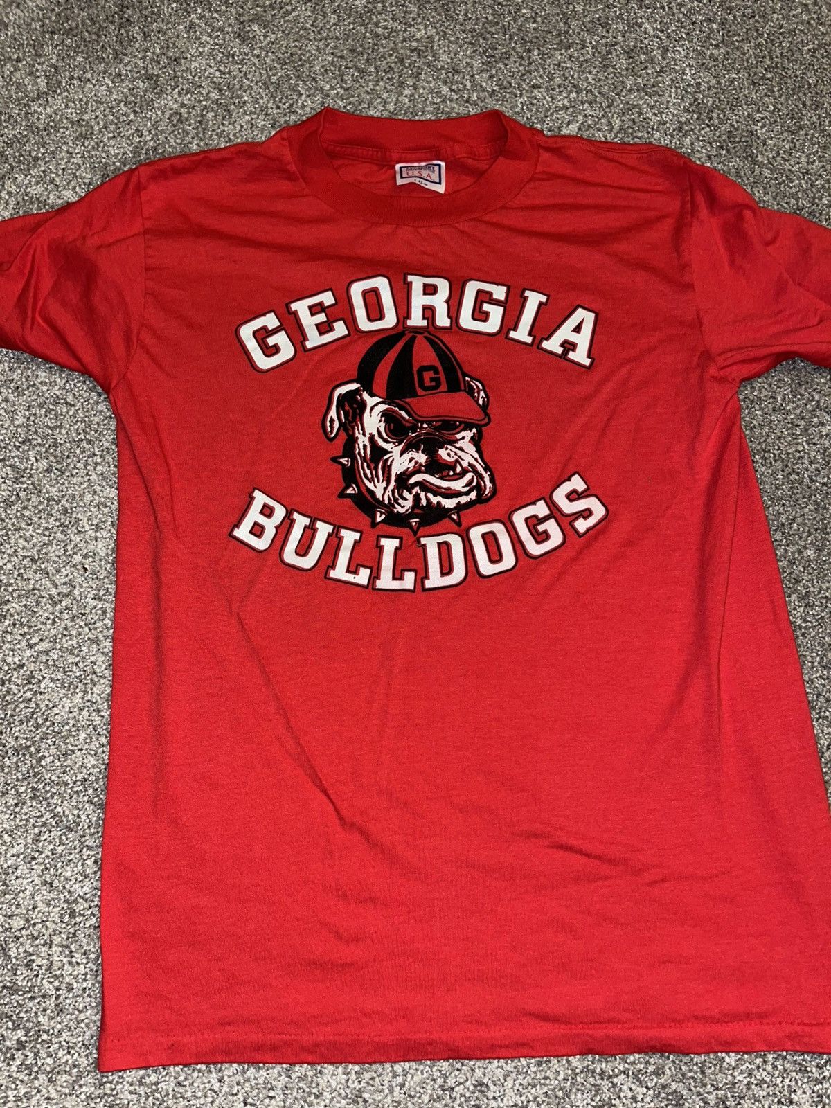 Vintage Georgia Bulldogs Single Stitch Tee Size US L / EU 52-54 / 3 - 1 Thumbnail