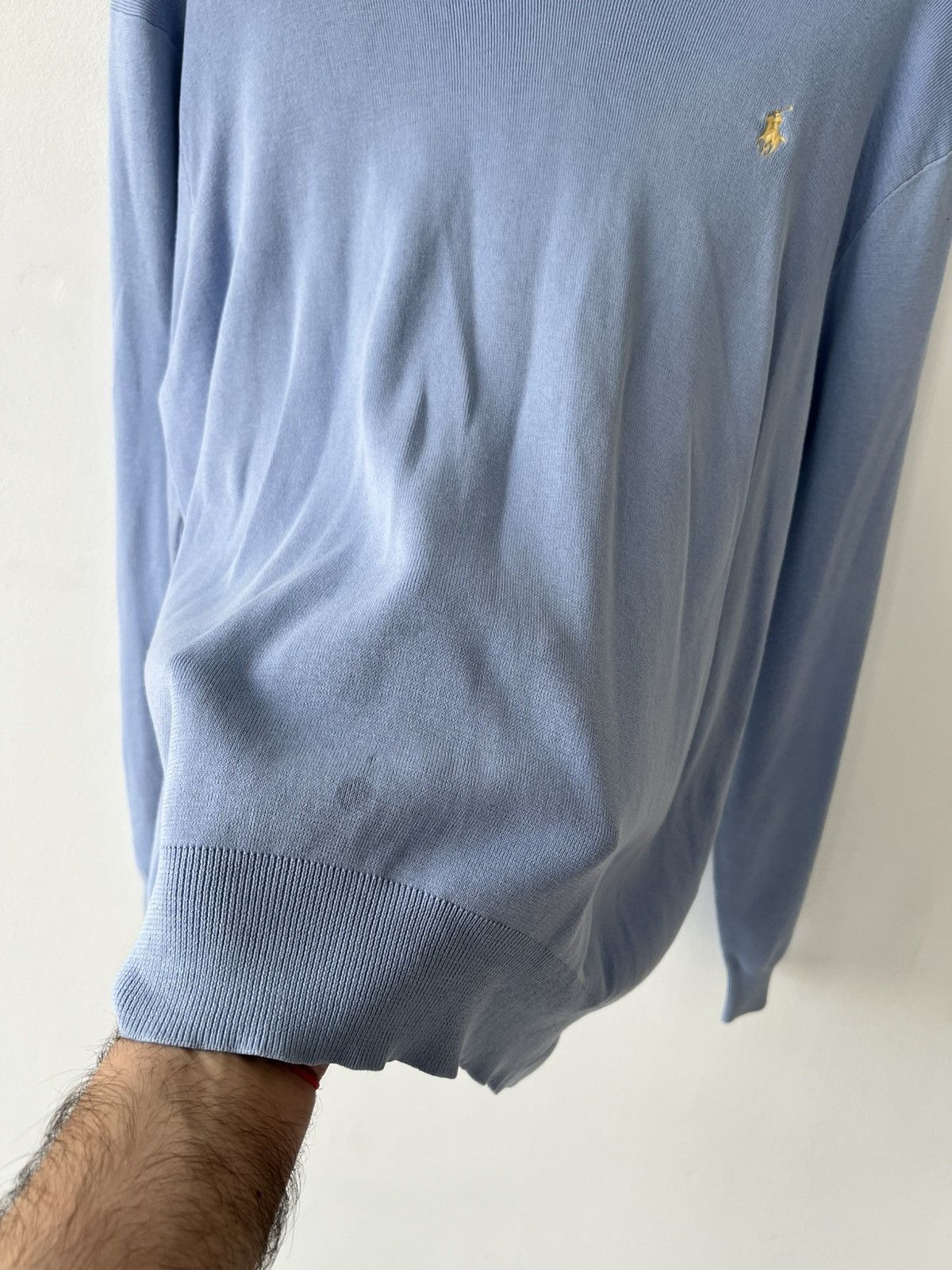 Polo Ralph Lauren × Vintage Polo Ralph Lauren Cotton Sweater Blue Size US XL / EU 56 / 4 - 8 Thumbnail