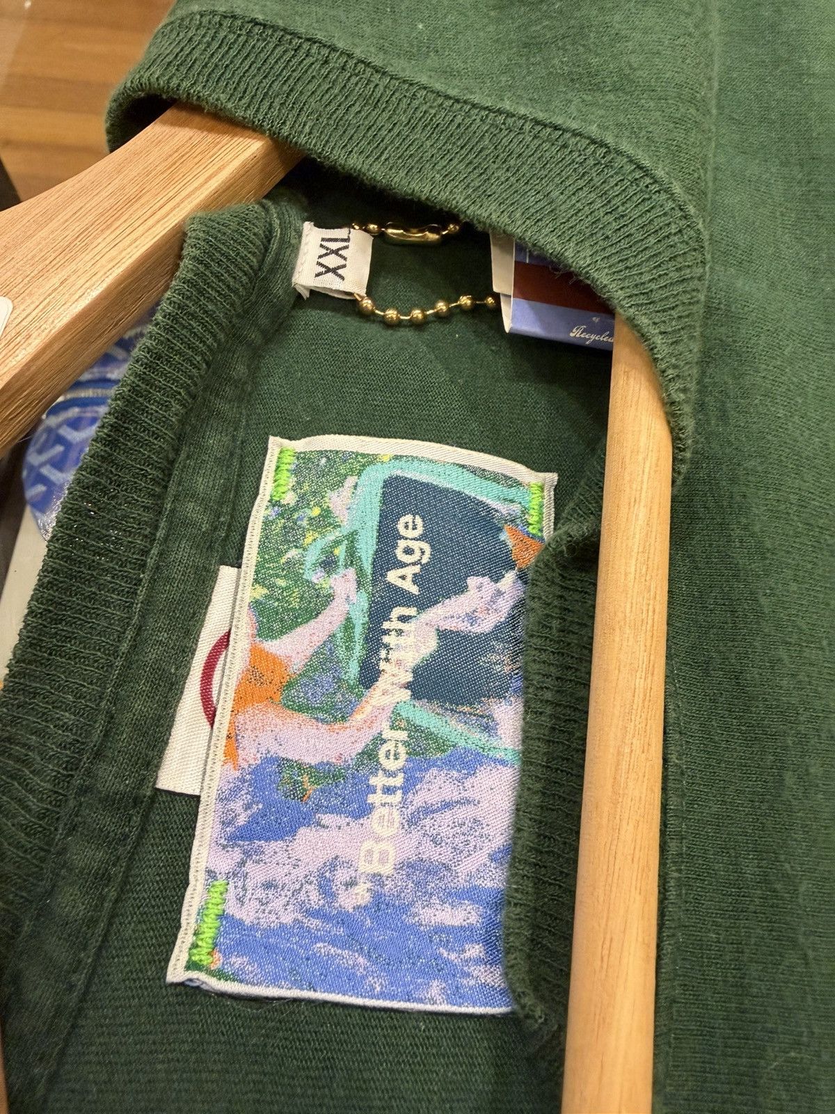 Better With Age Better With Age Sani Tee - Green Size US XXL / EU 58 / 5 - 3 Thumbnail